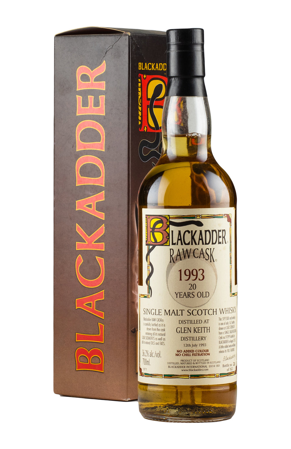 Glen Keith 20 Year Old Blackadder Raw Cask 1993