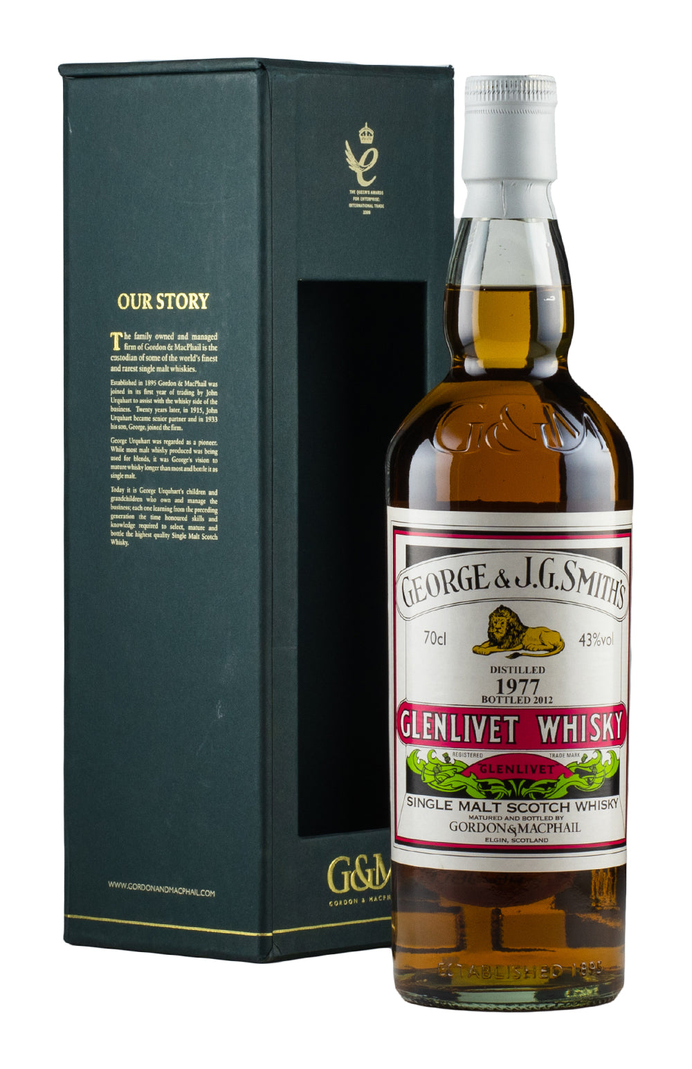 Glenlivet Gordon & MacPhail Bottled 2012 1977