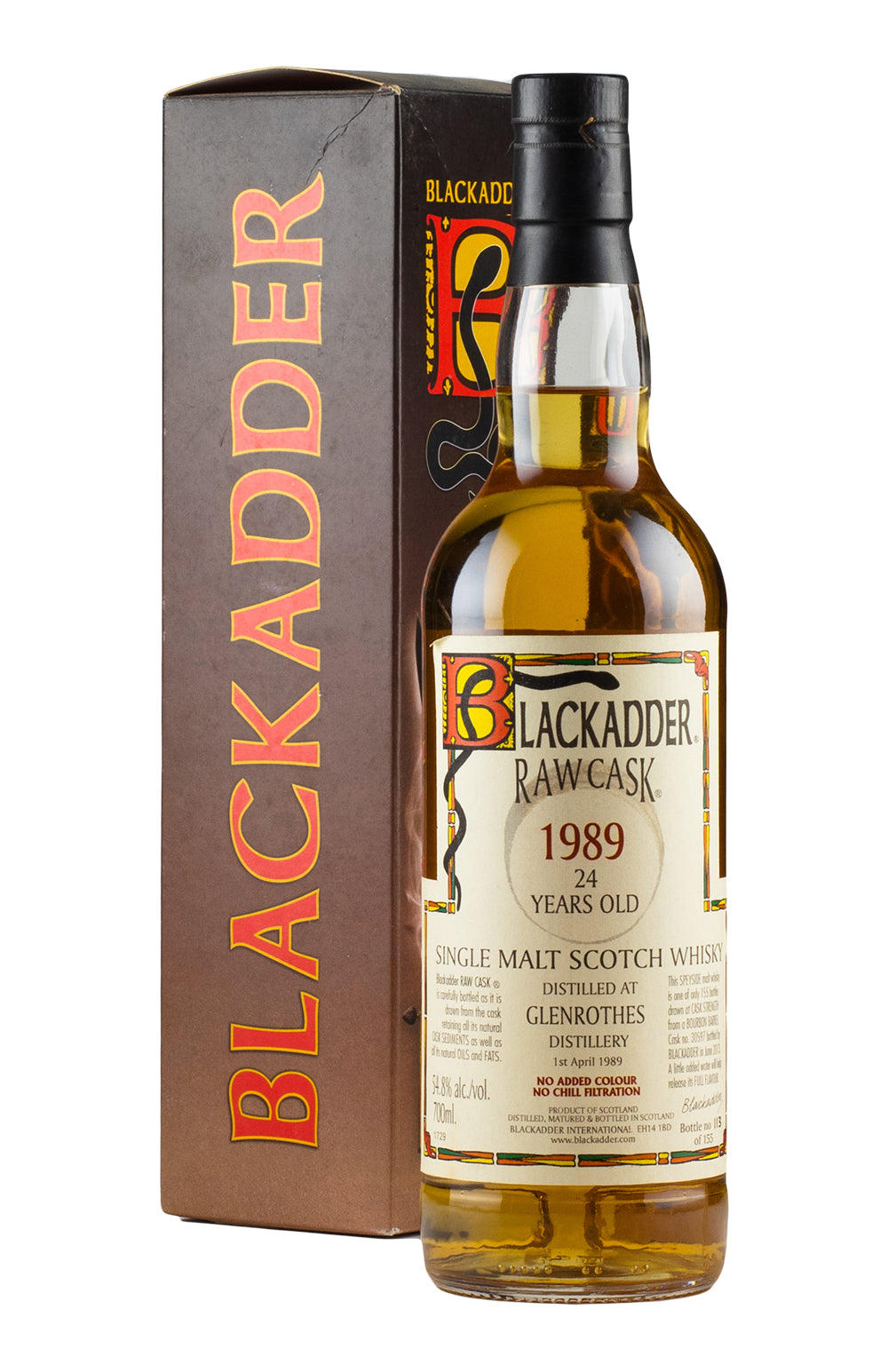 Glenrothes 24 Year Old Blackadder Raw Cask 1989
