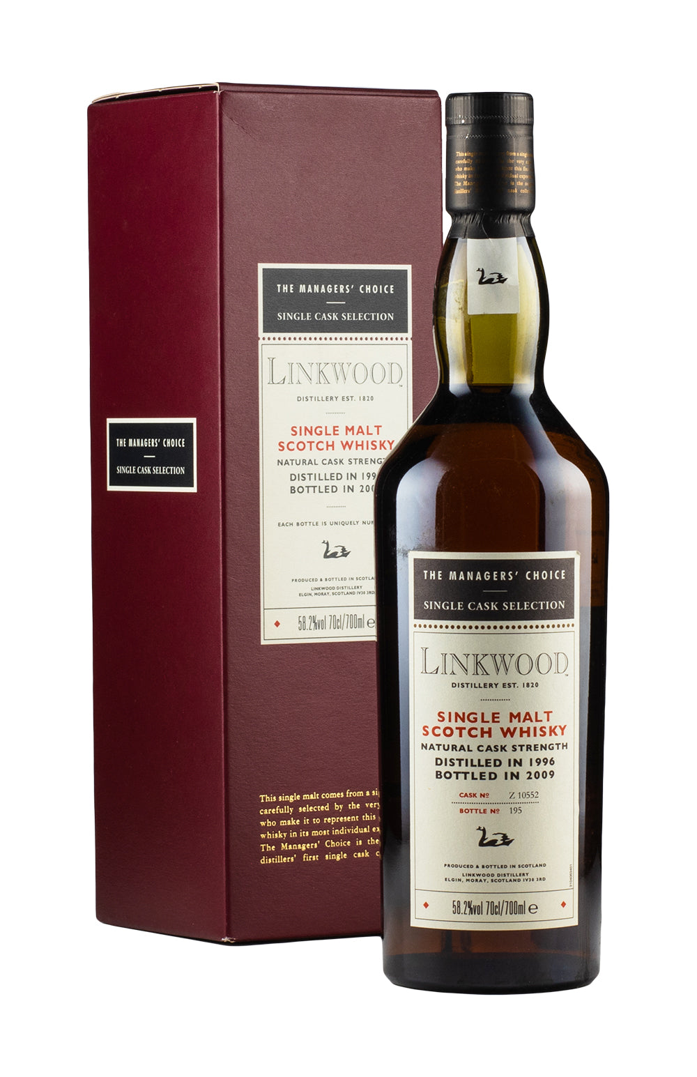 Linkwood 12 Year Old Manager`s Choice 1996