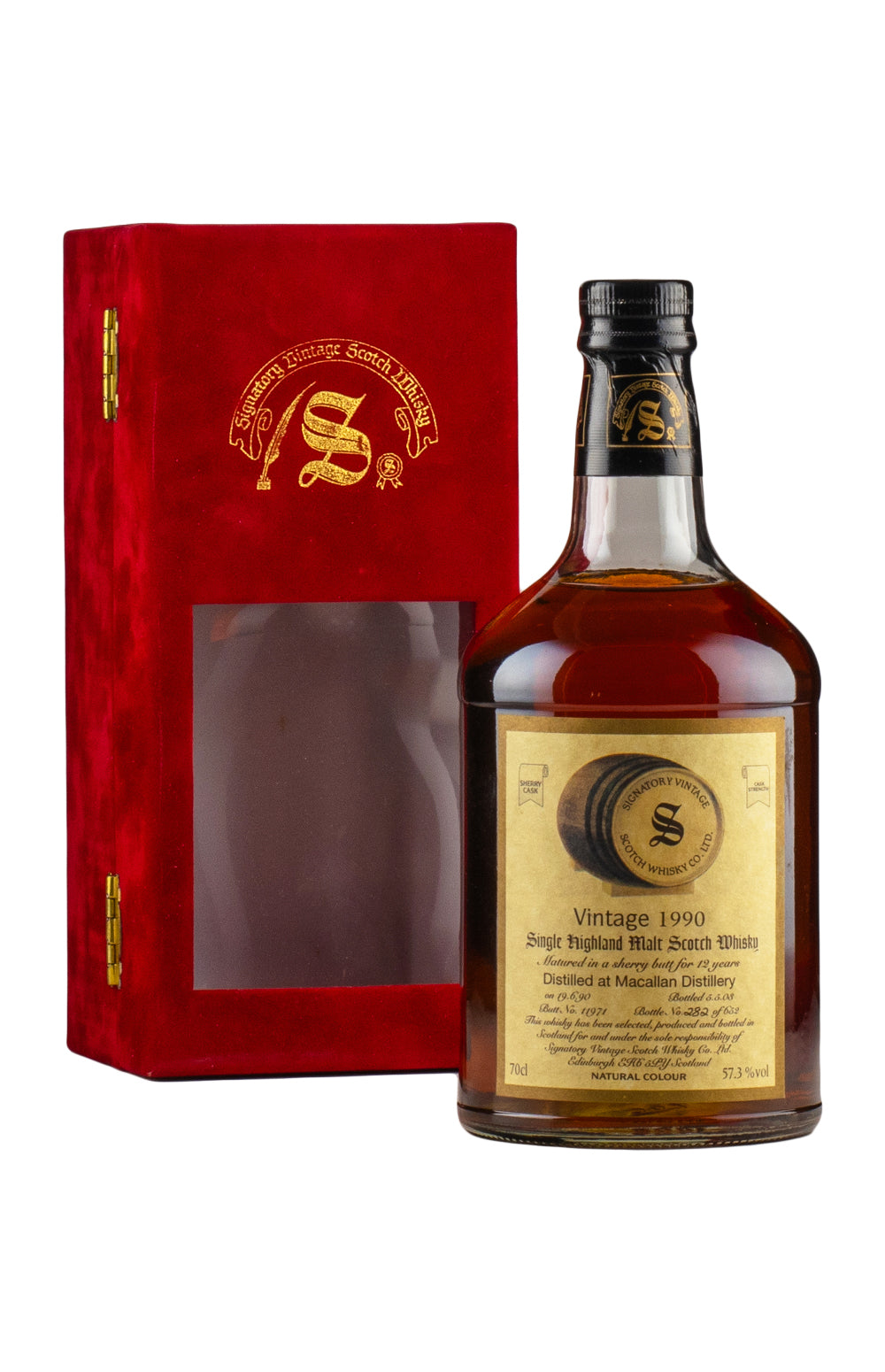 Macallan 12 Year Old Signatory Vintage 1990