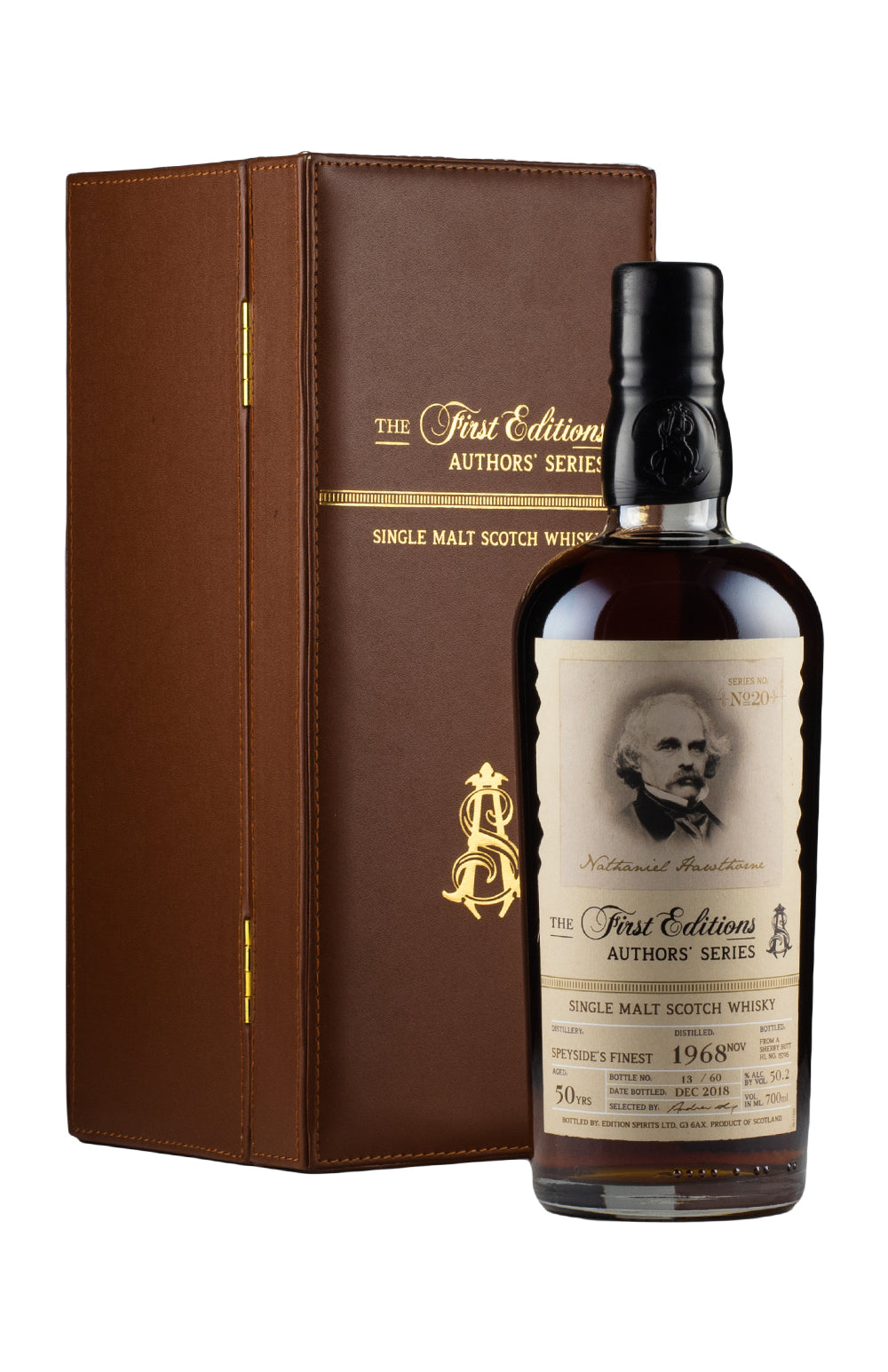 Probably Speyside`s Finest (Glenfarclas) 50 Year Old Author`s Series Nathaniel Hawthorne 1968
