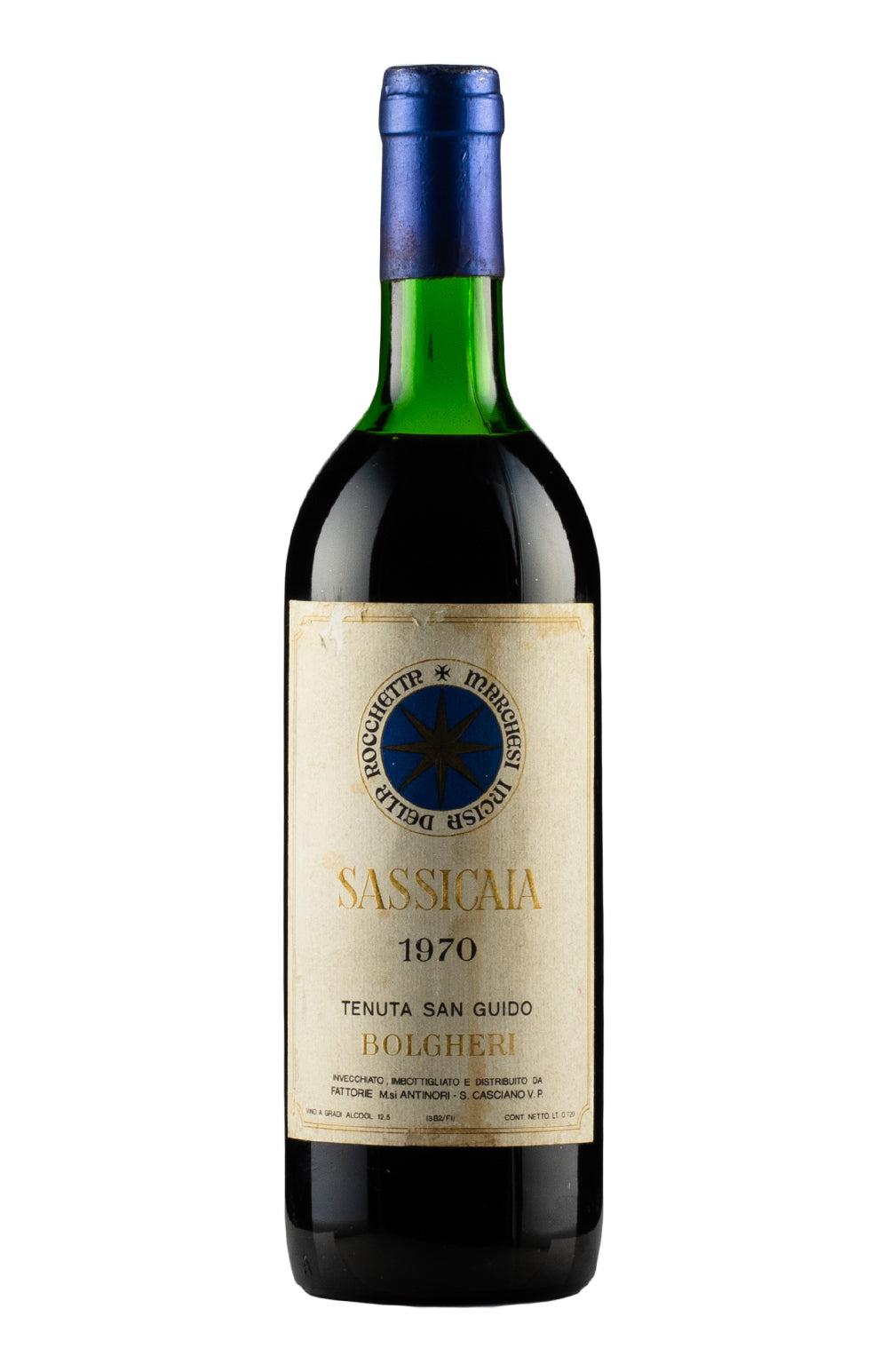 Sassicaia (Stained Label) 1970