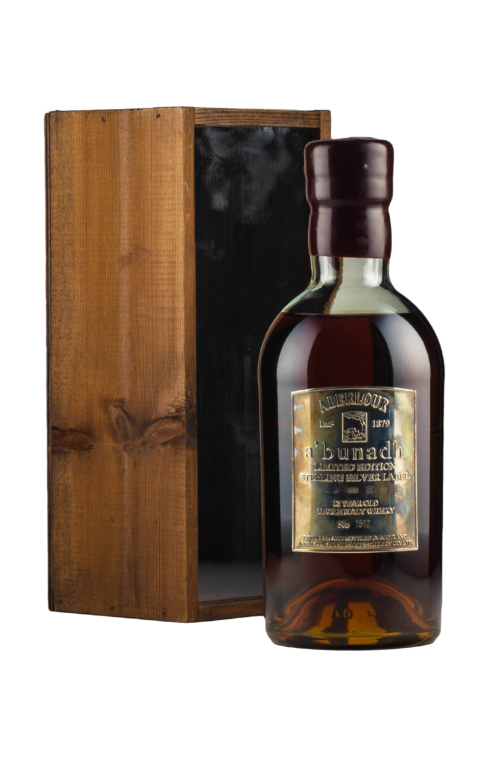 Aberlour A`Bunadh 12 Year Old Sterling Silver Millennium Edition