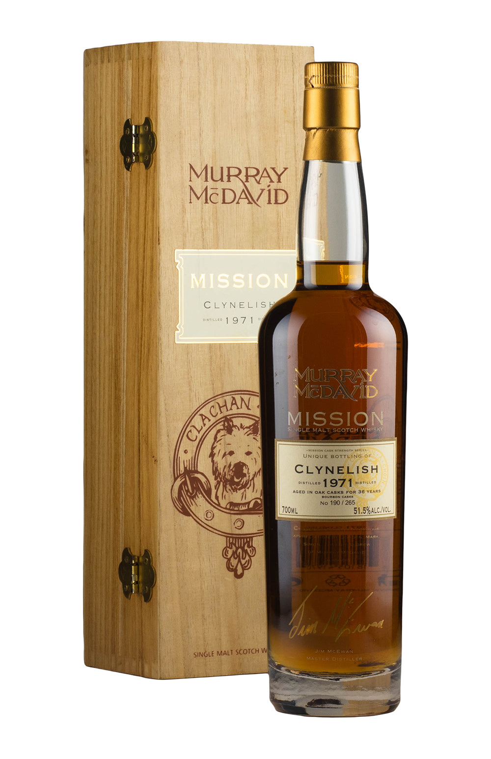 Clynelish 36 Year Old Mission Murray McDavid 1971