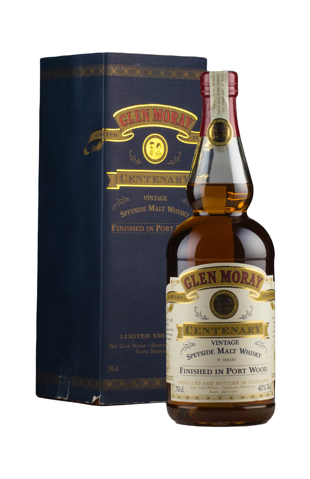 Glen Moray Centenary Port Wood Finish