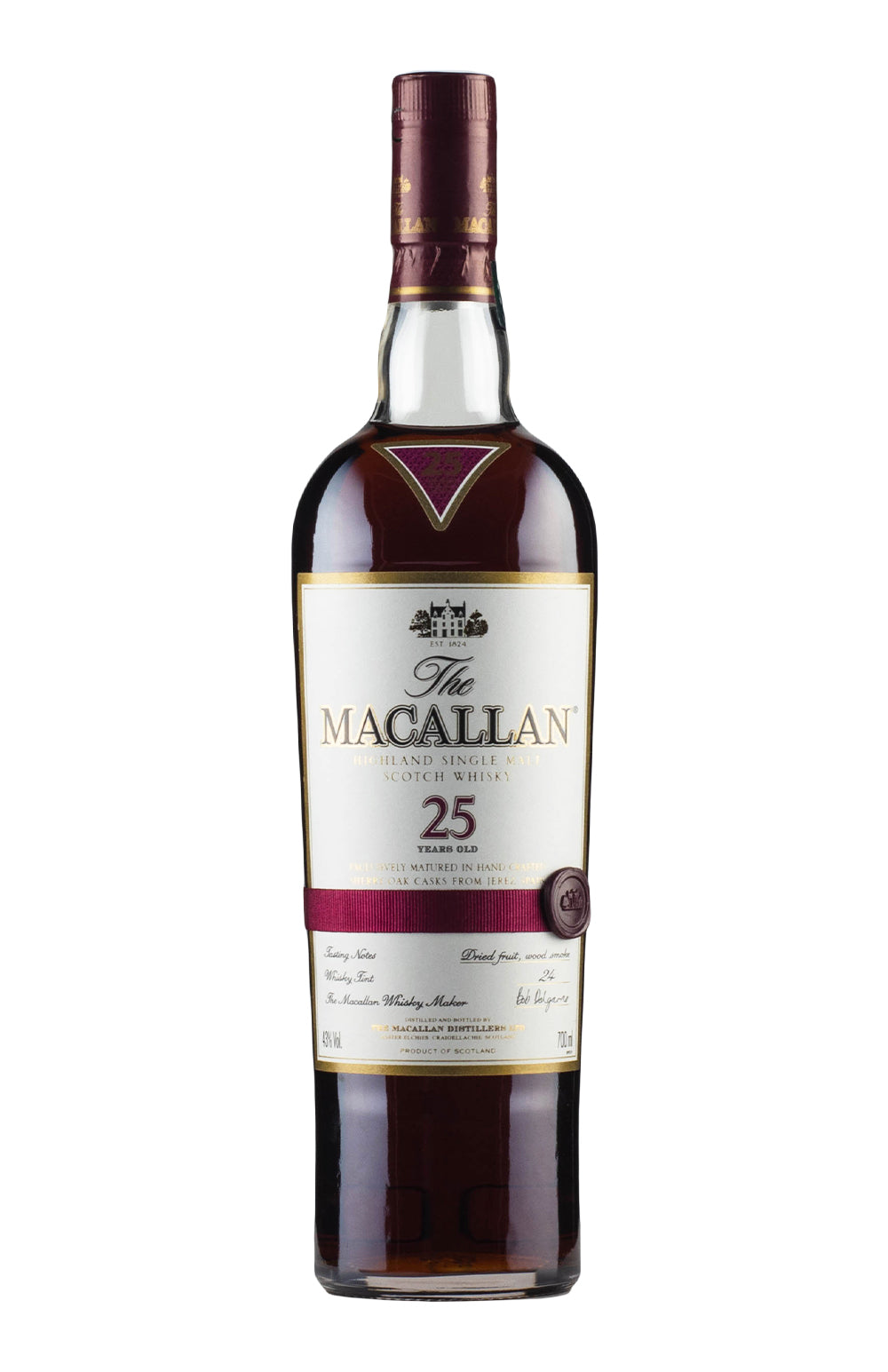Macallan 25 Year Old Pre-2018 (No Box)
