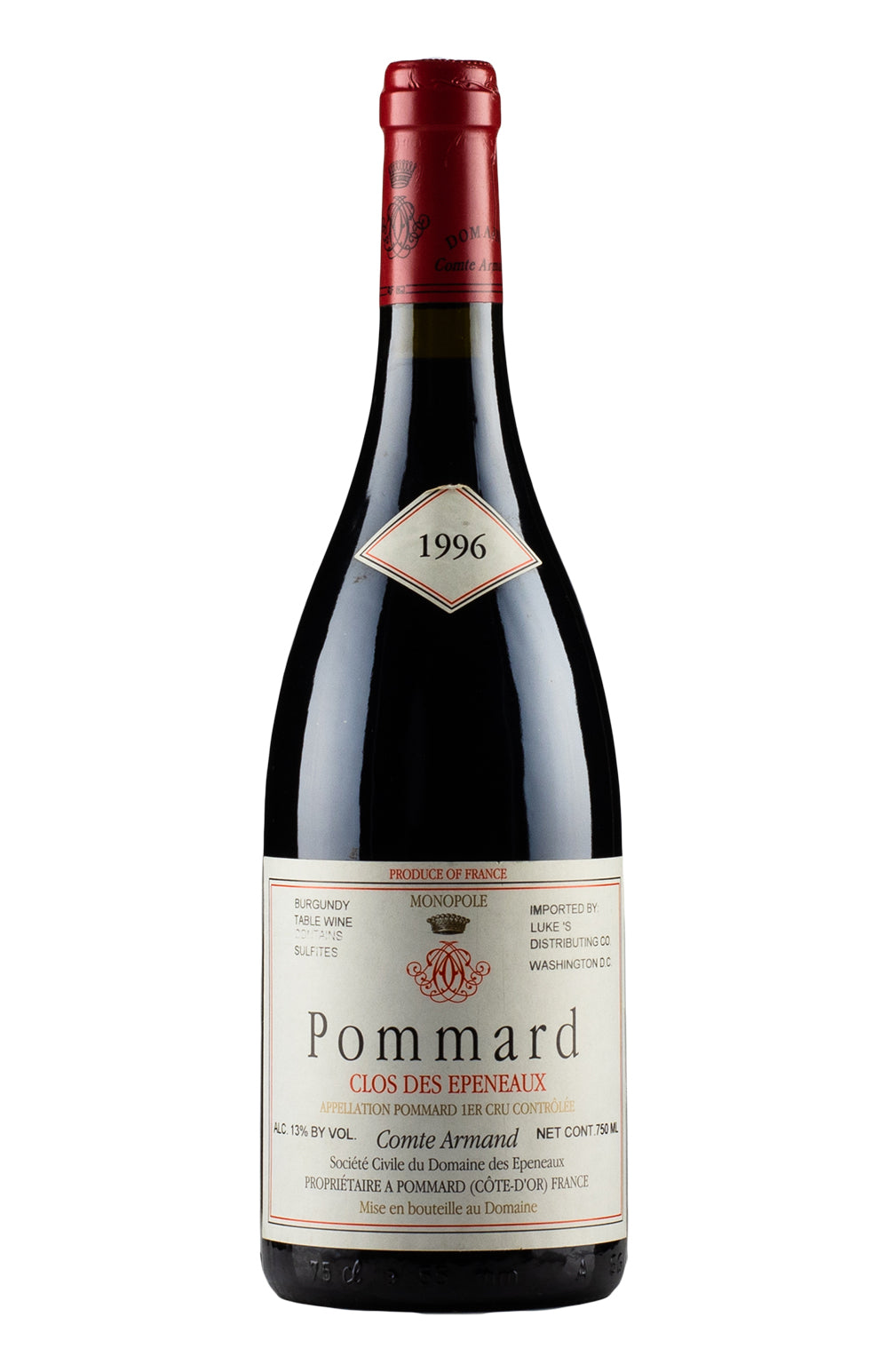 Pommard Clos des Epeneaux Comte Armand 1996