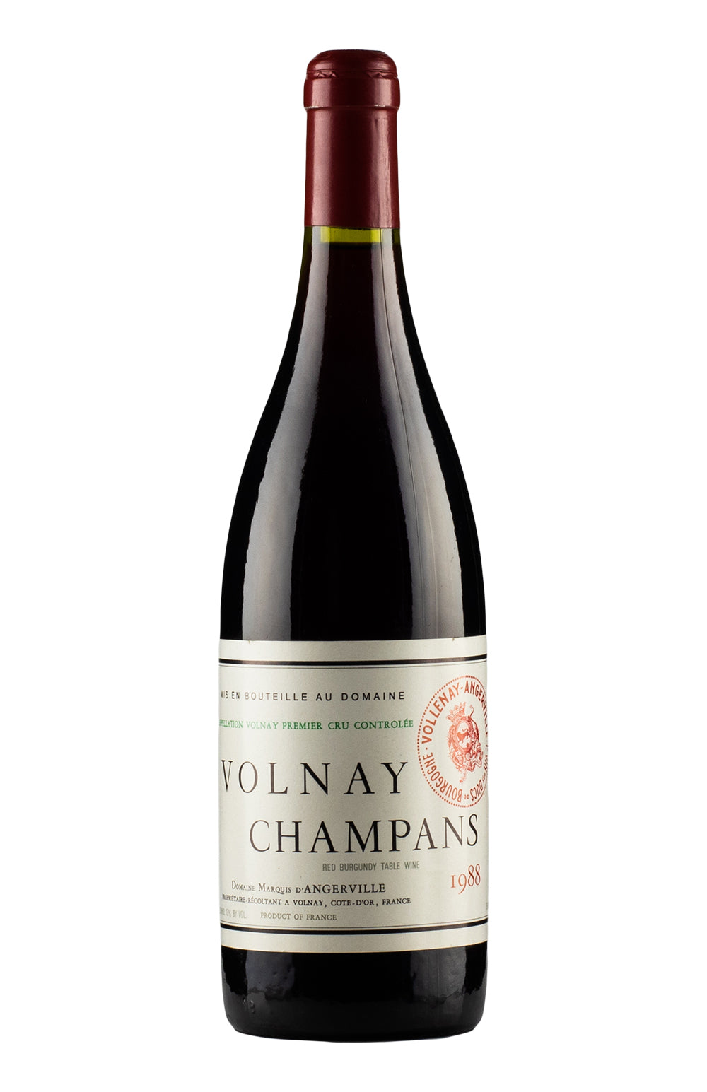 Volnay Champans Marquis d`Angerville 1988