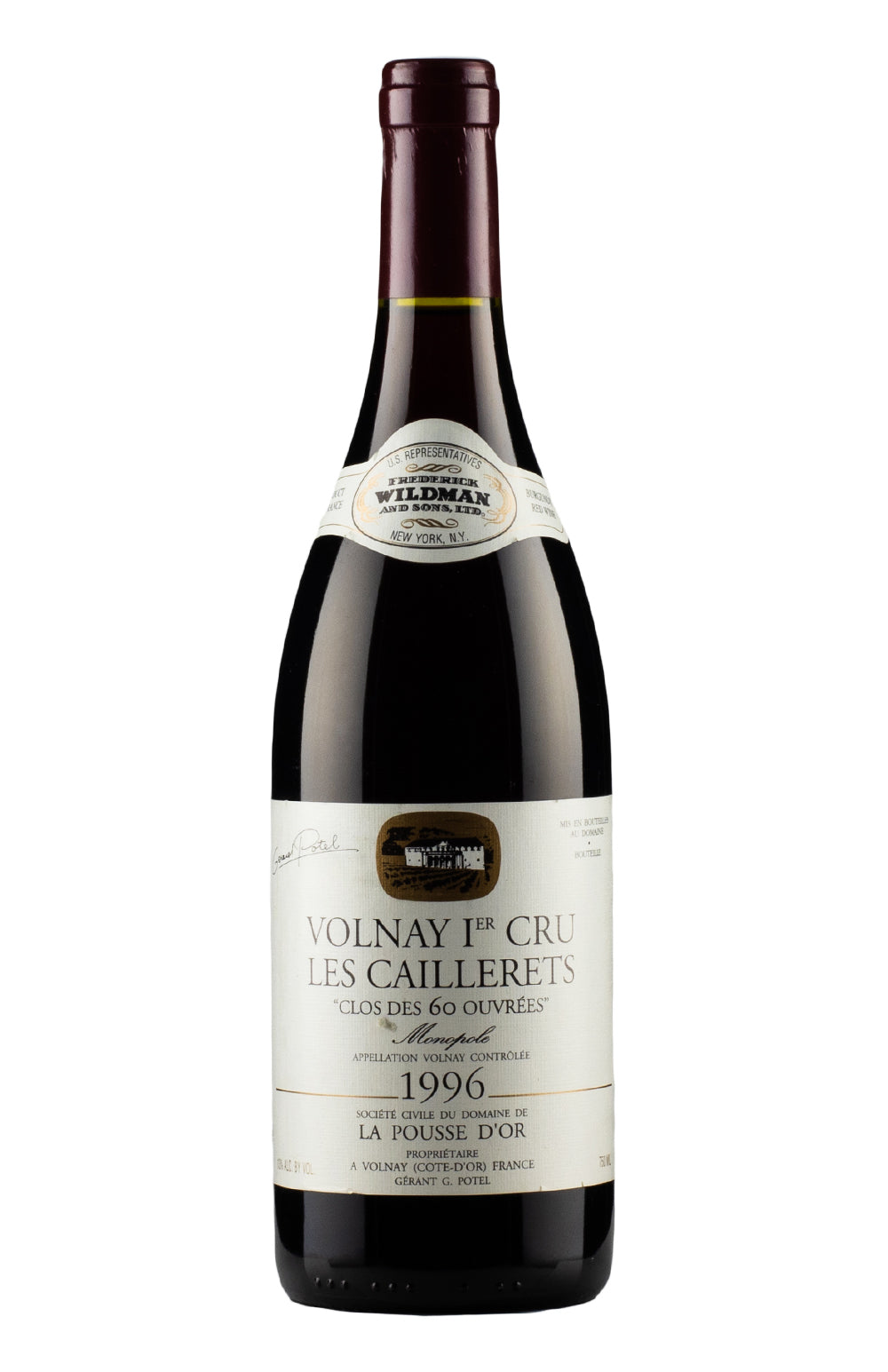 Volnay Les Caillerets Clos des 60 Ouvrees Pousse d`Or 1996