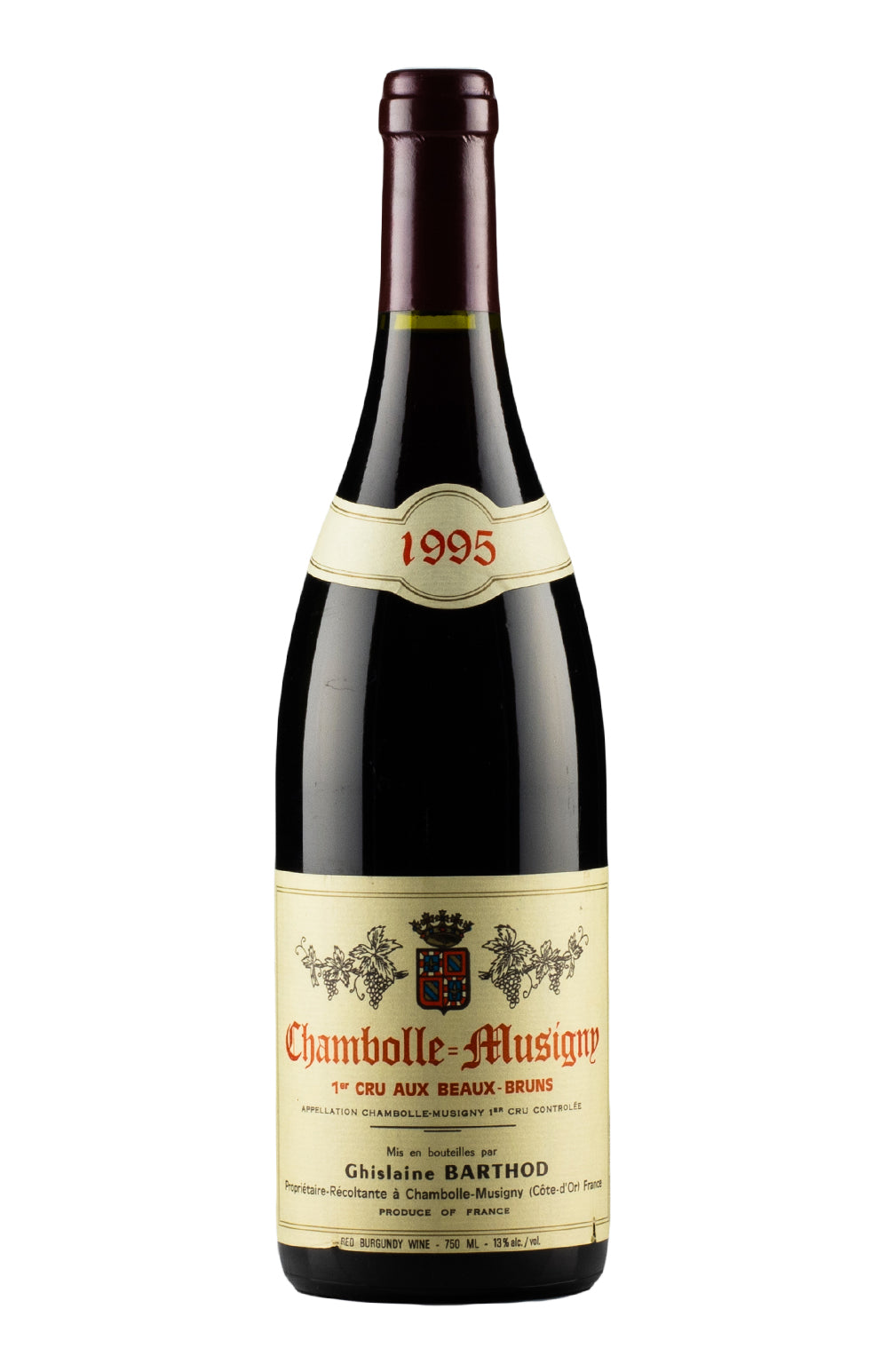 Chambolle Musigny Aux Beaux Bruns Ghislaine Barthod 1995