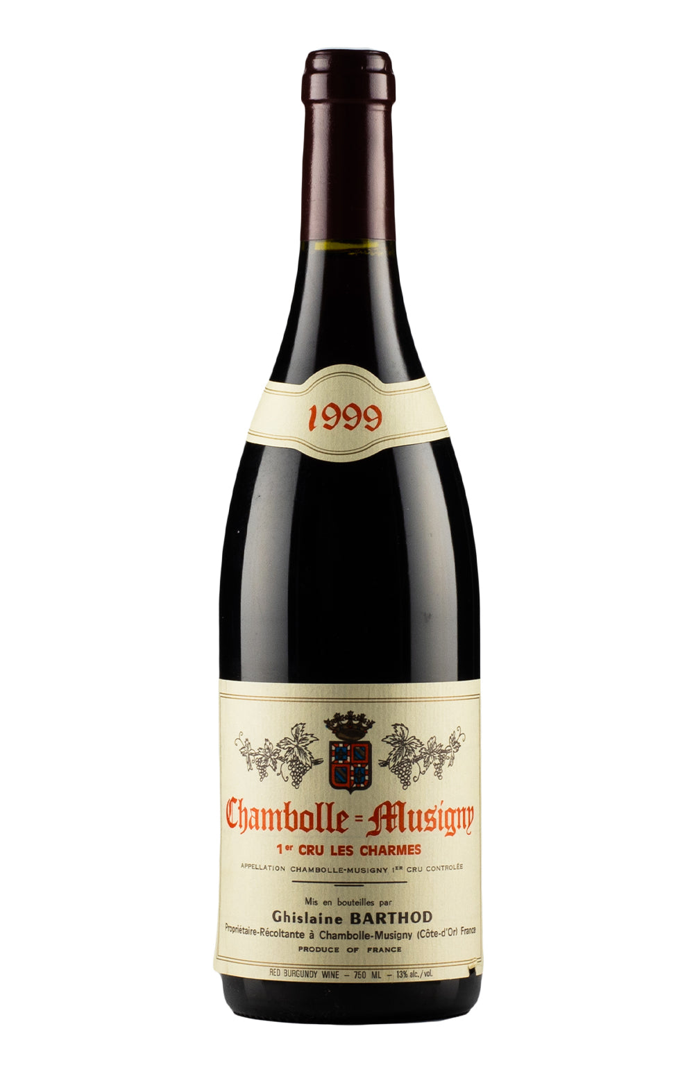 Chambolle Musigny Les Charmes Ghislaine Barthod 1999
