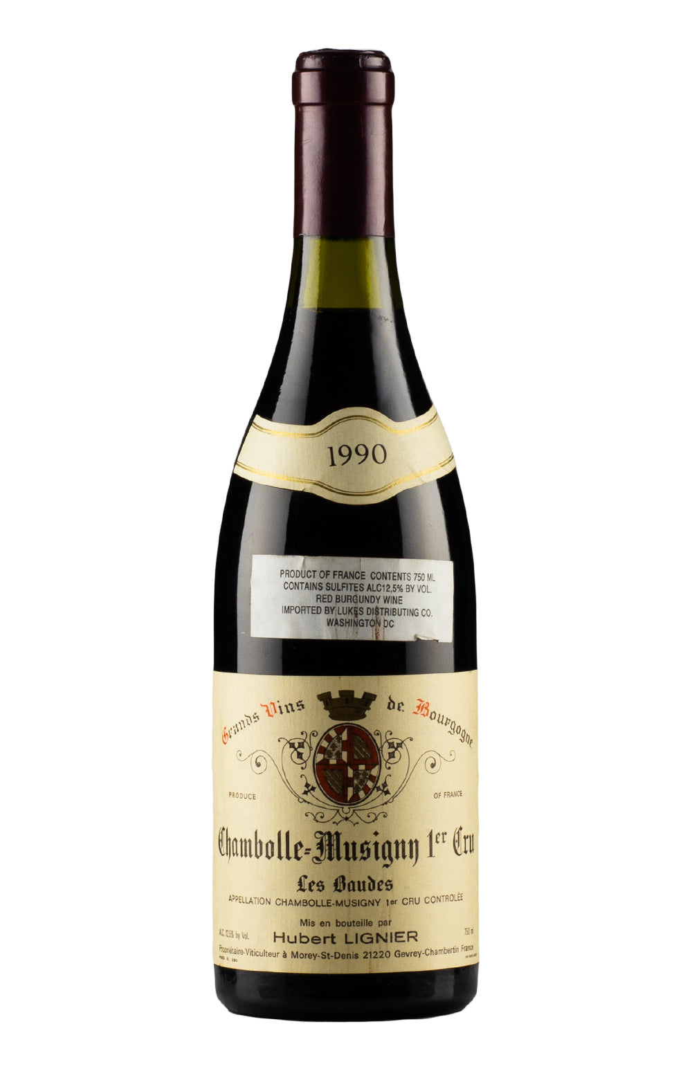 Chambolle Musigny Les Baudes Hubert Lignier 1990