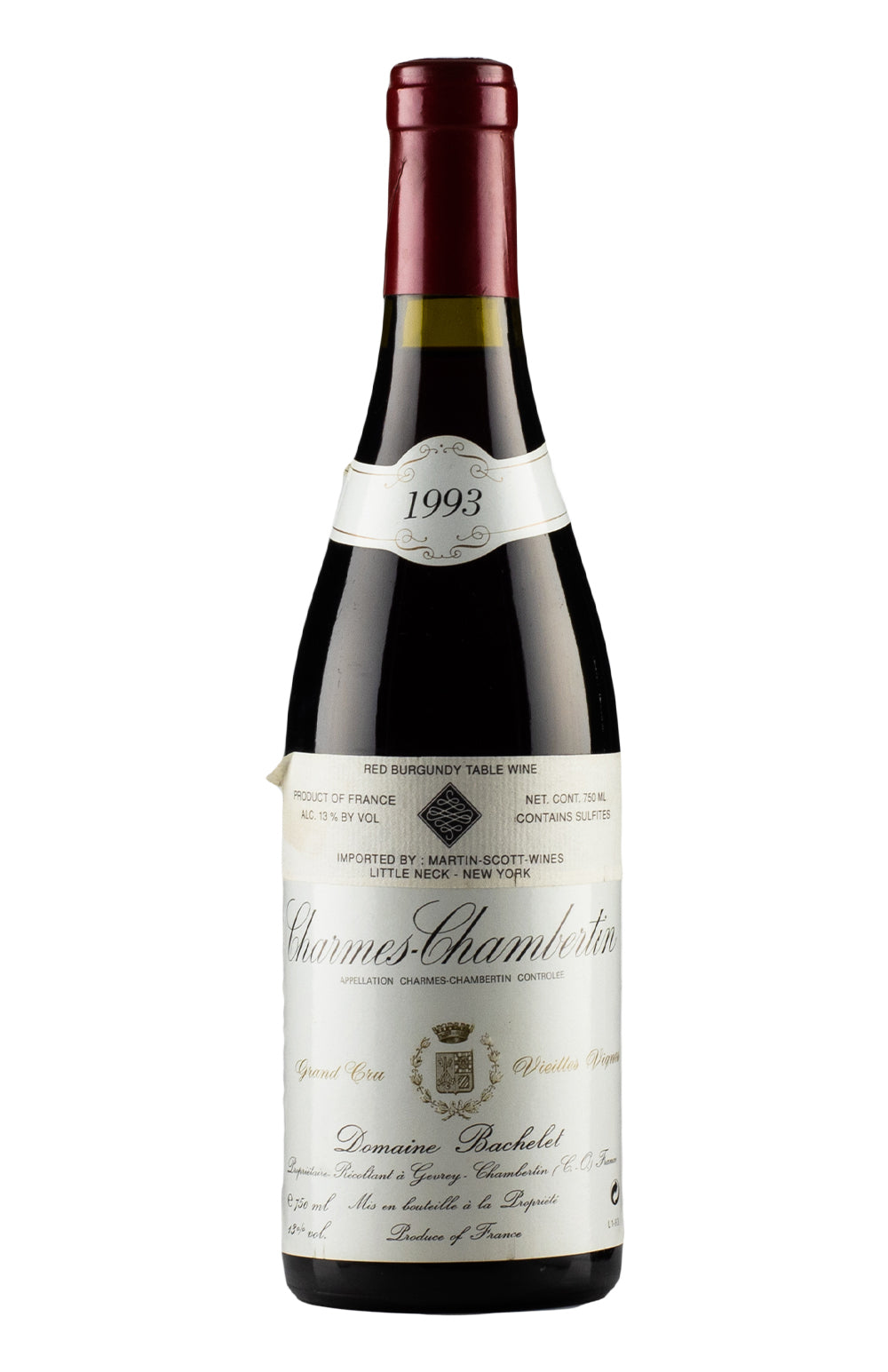 Charmes Chambertin Vieilles Vignes Bachelet 1993