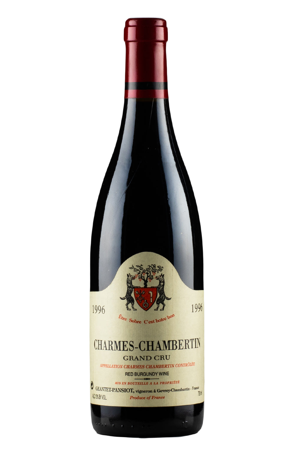 Charmes Chambertin Geantet Pansiot 1996