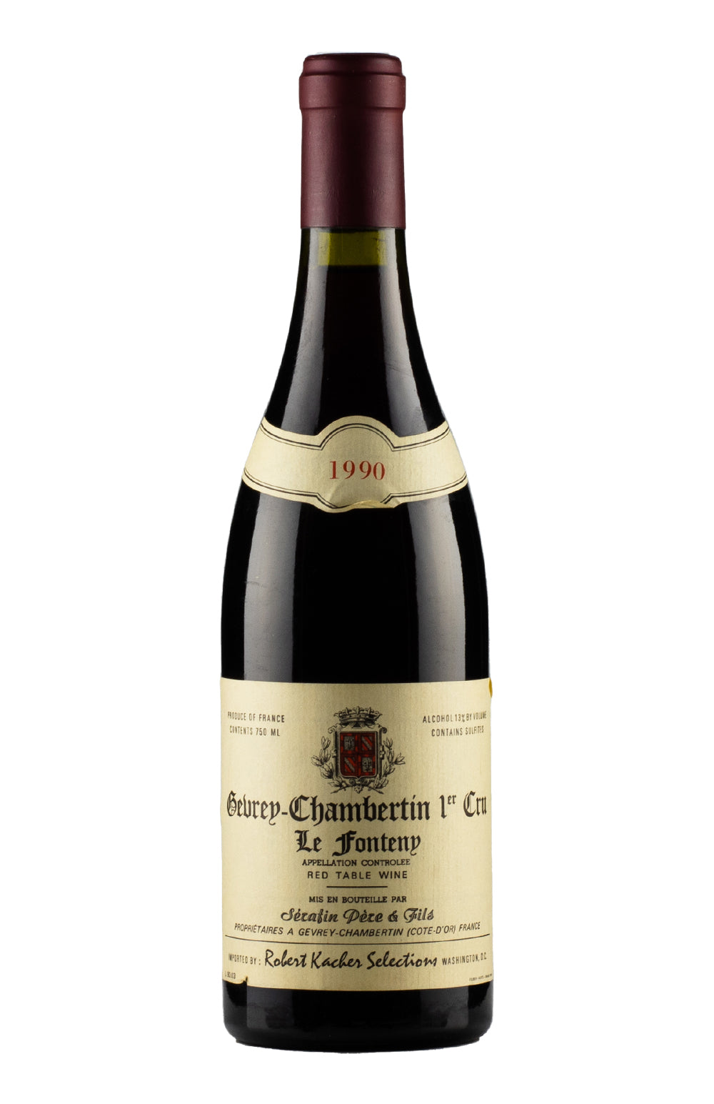Gevrey Chambertin Le Fonteny Serafin 1990
