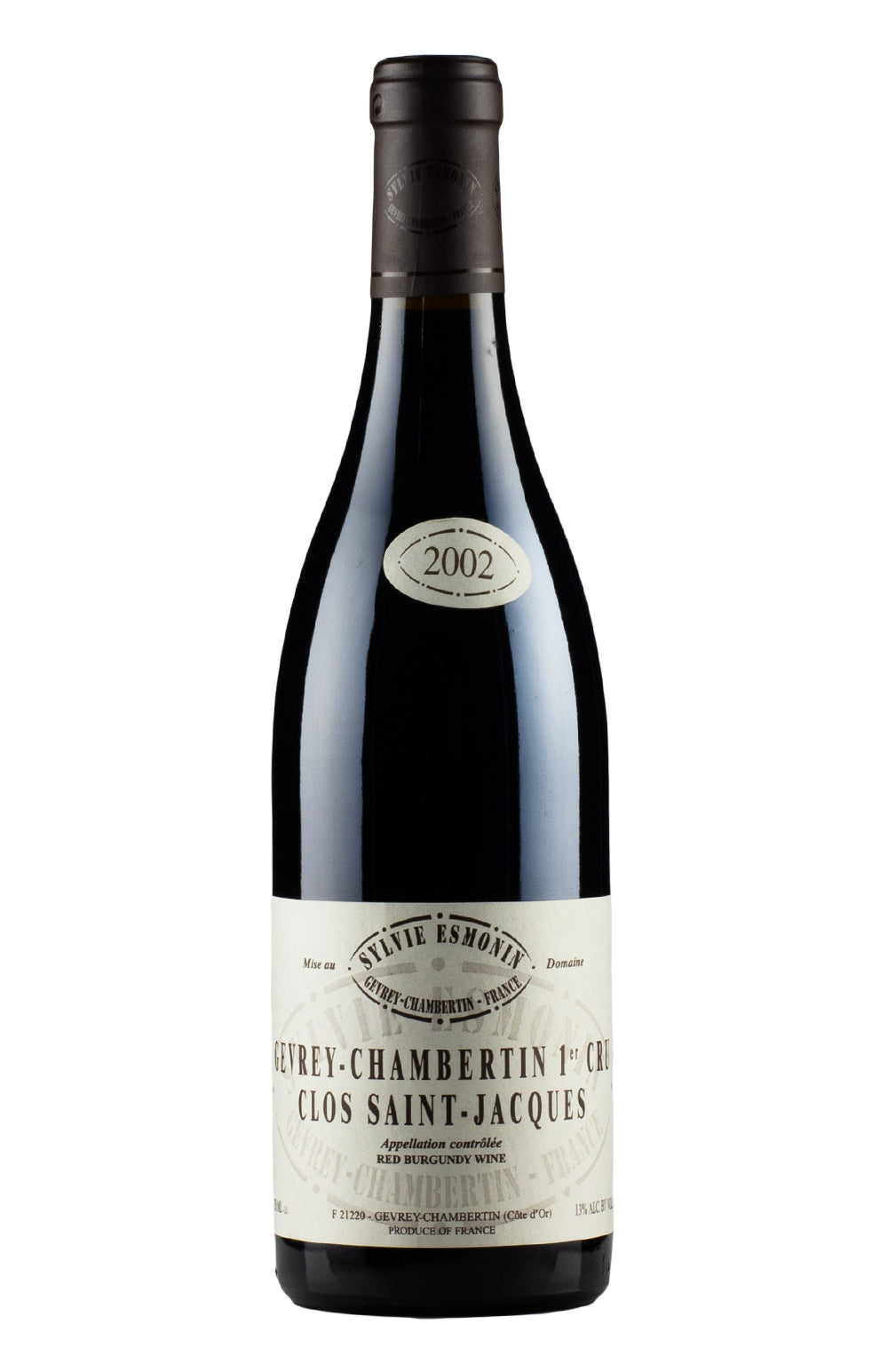 Gevrey Chambertin Clos St Jacques Sylvie Esmonin 2002