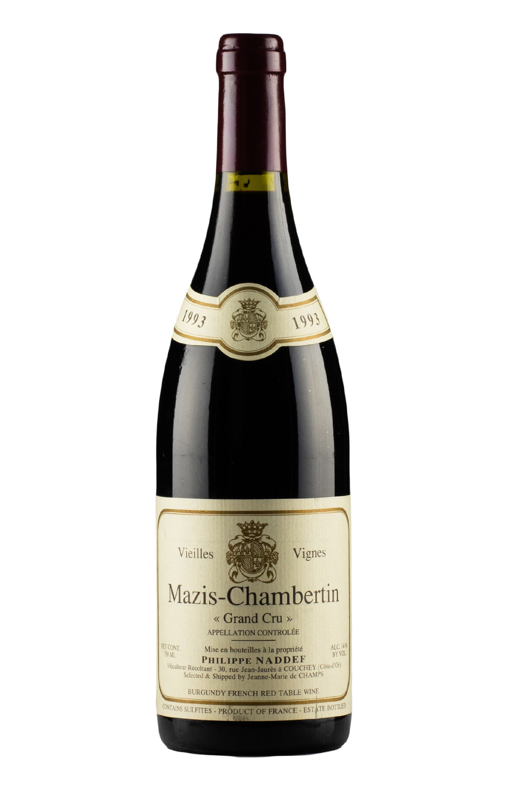 Mazis Chambertin Vieilles Vignes Philippe Naddef 1993