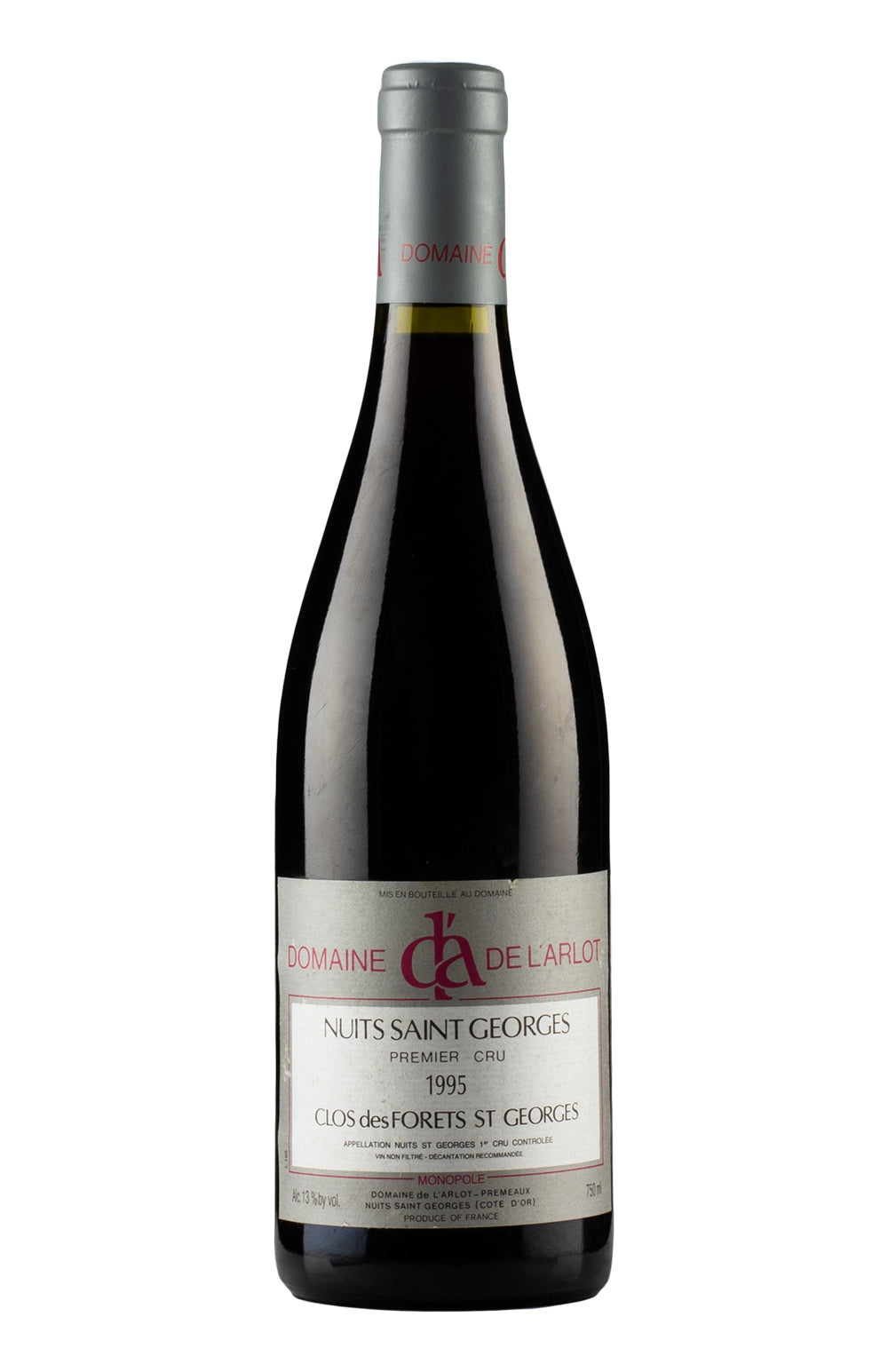 Nuits St Georges Clos des Forets St Georges Arlot 1995
