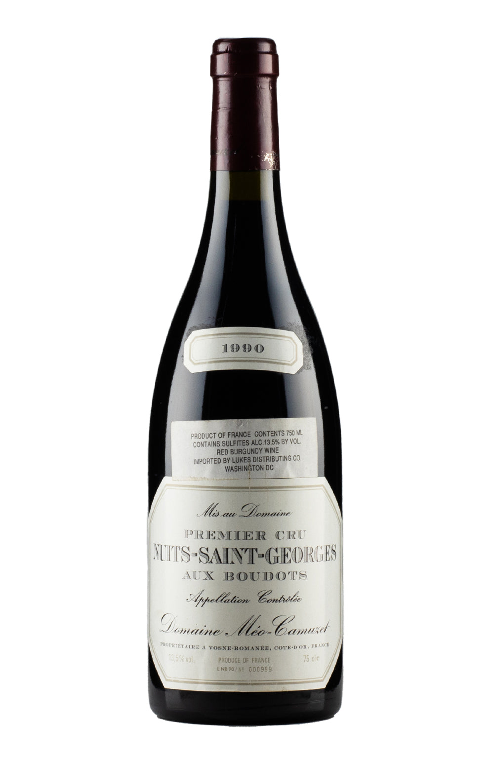 Nuits St Georges Aux Boudots Meo Camuzet 1990