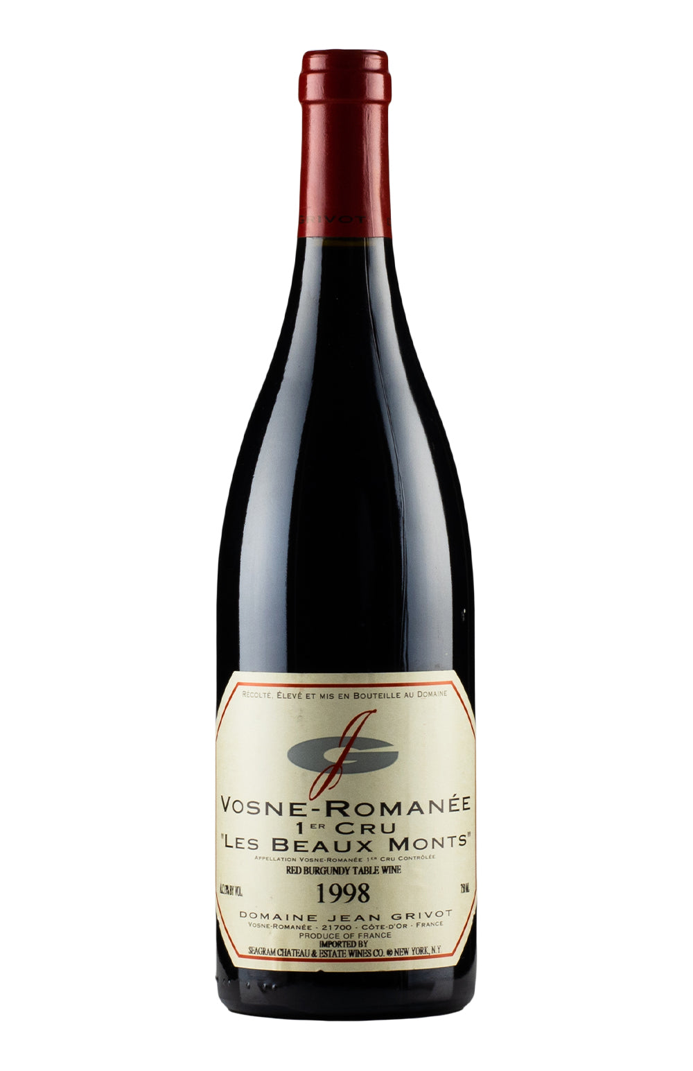 Vosne Romanee Les Beaux Monts Jean Grivot 1998