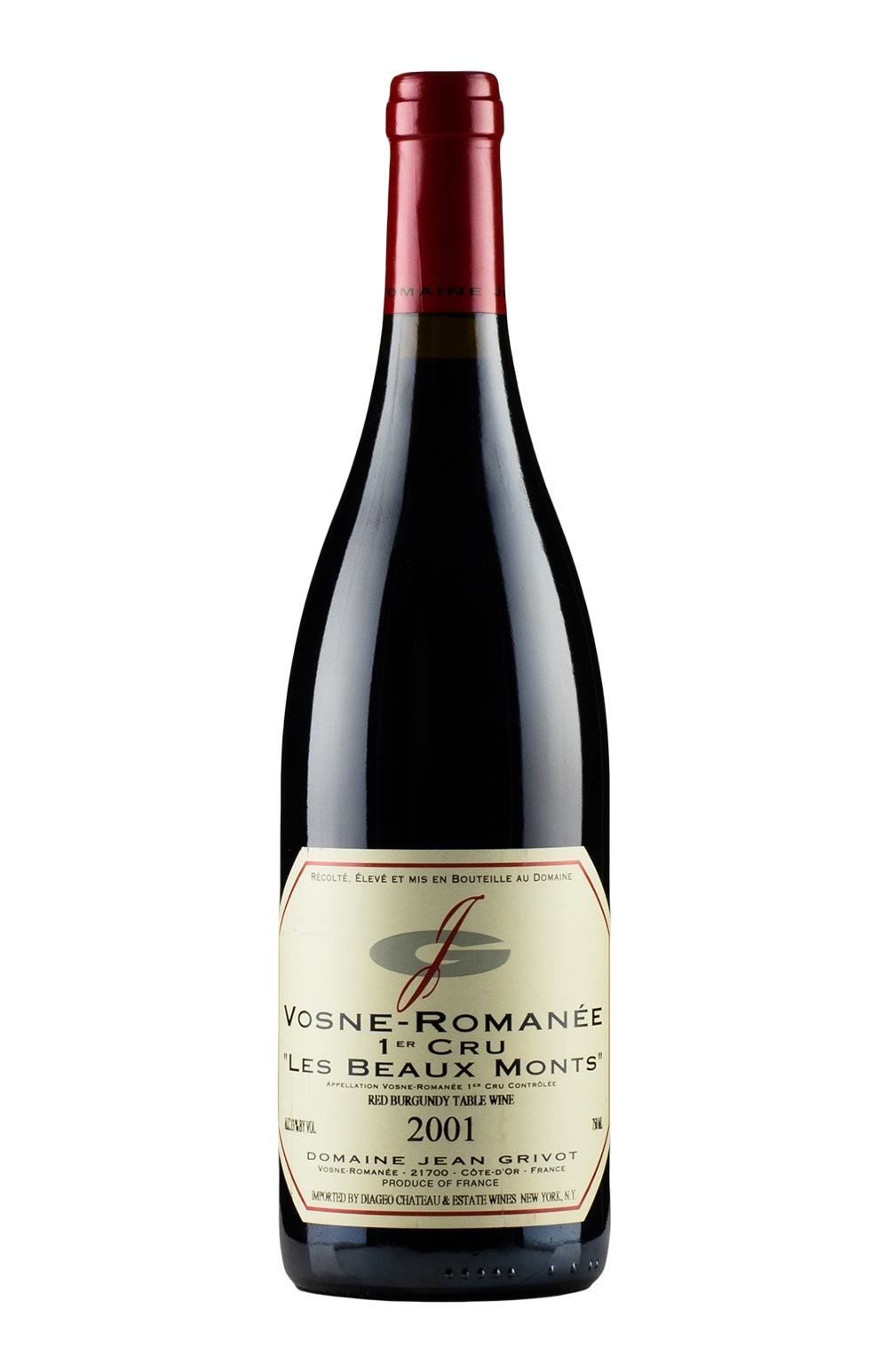 Vosne Romanee Les Beaux Monts Jean Grivot 2001