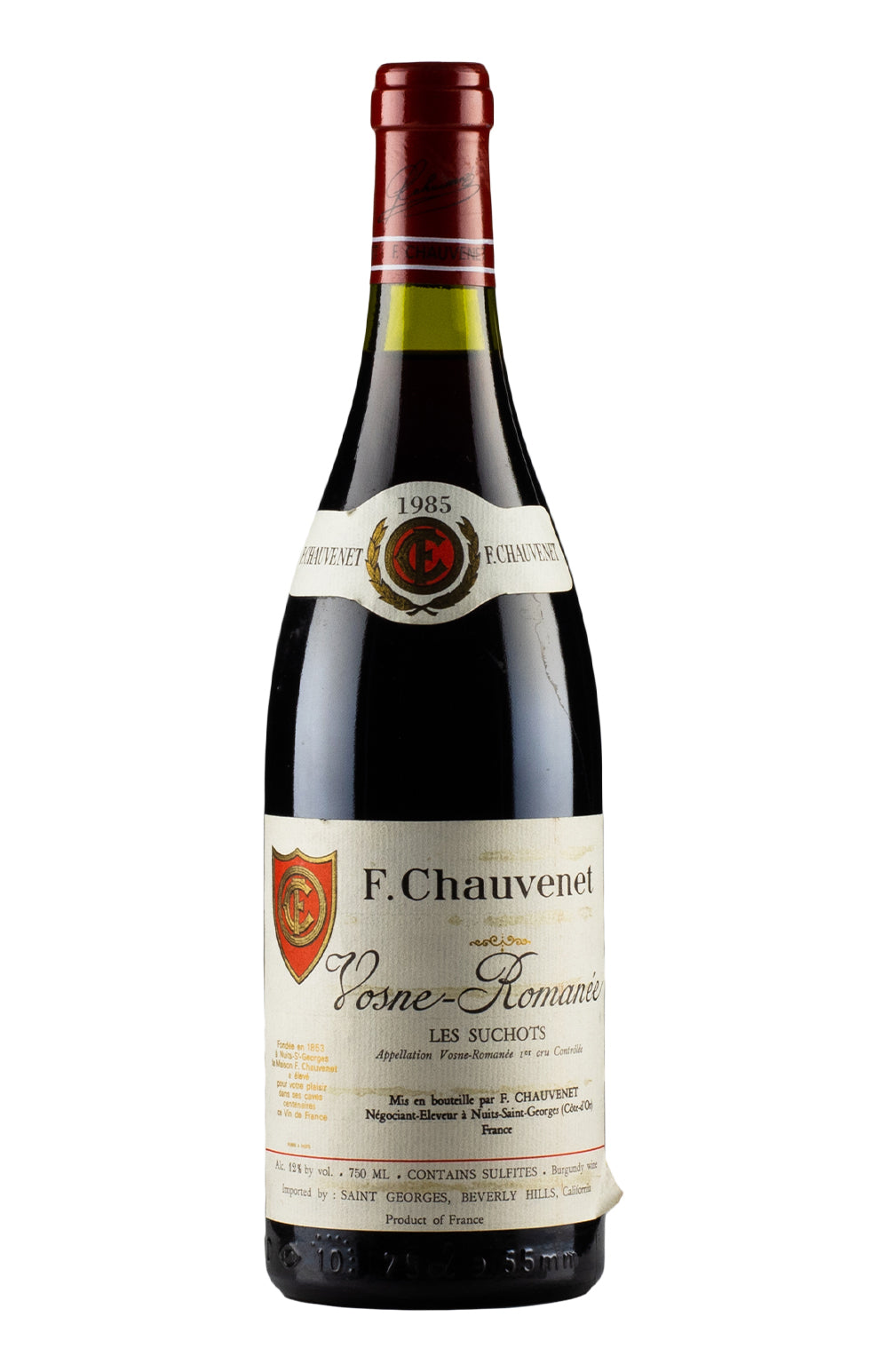 Vosne Romanee Les Suchots Francoise Chauvenet 1985