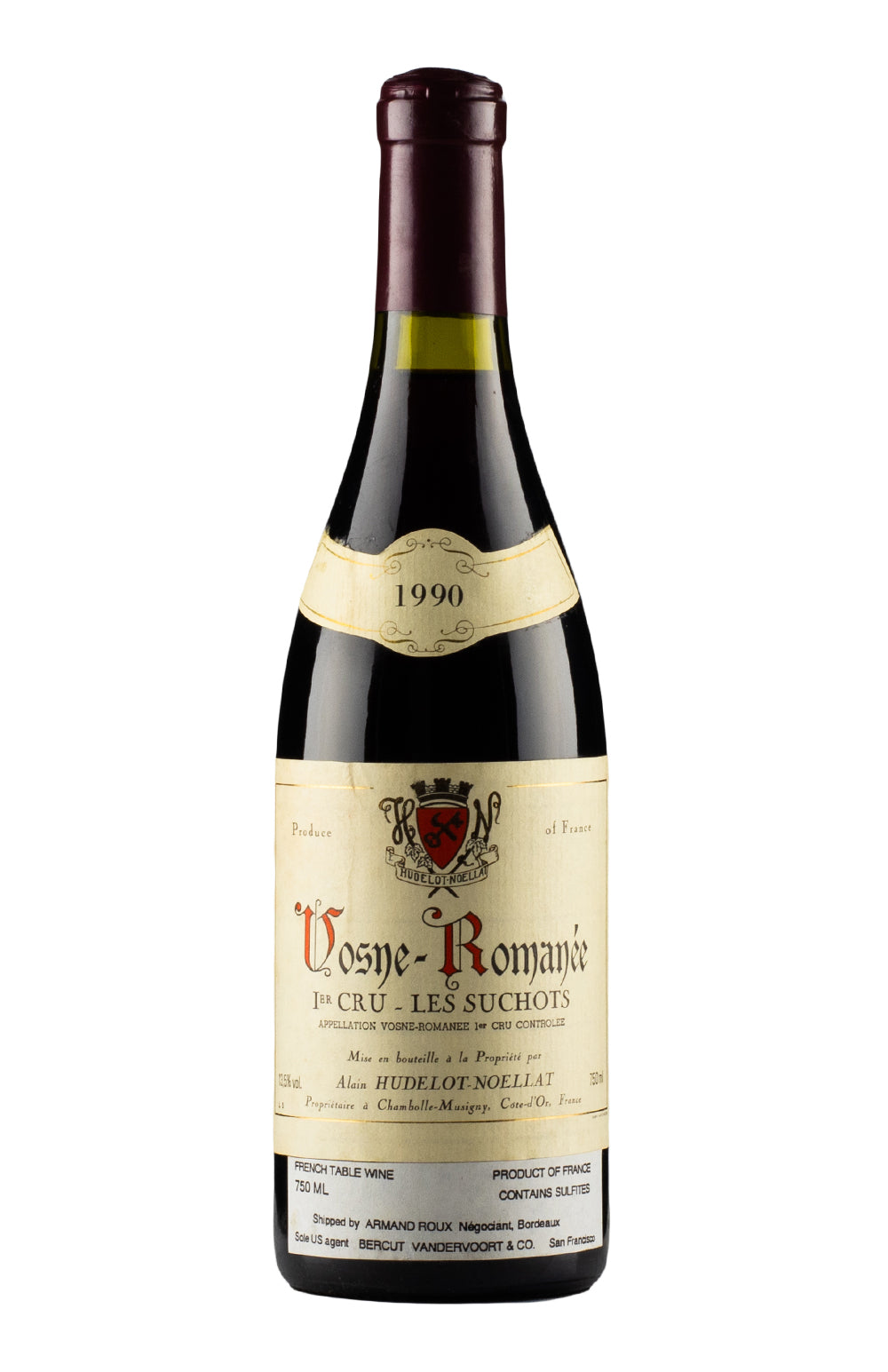 Vosne Romanee Les Suchots Hudelot Noellat 1990