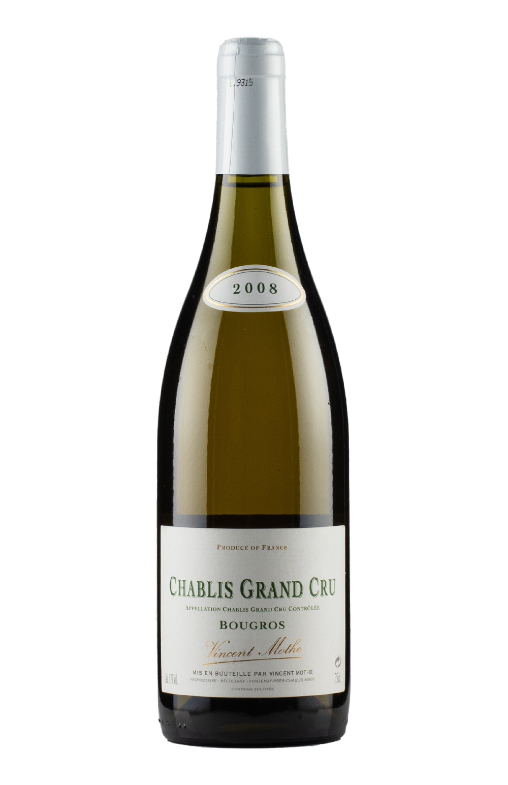 Chablis Bougros Vincent Mothe 2008