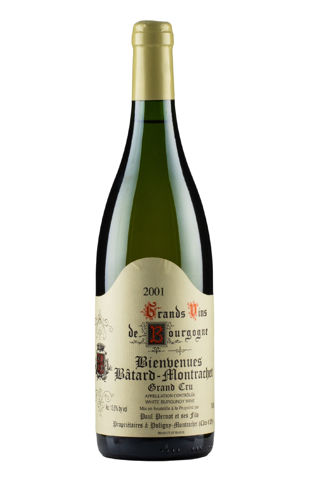 Bienvenues Batard Montrachet Paul Pernot 2001