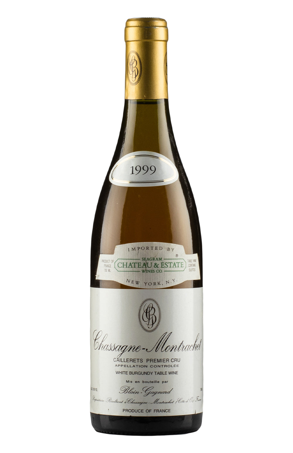 Chassagne Montrachet Les Caillerets Blain Gagnard 1999