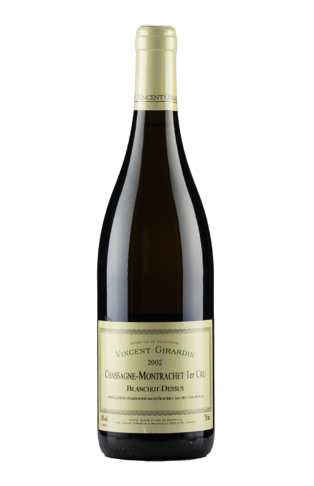 Chassagne Montrachet Blanchots Dessus Vincent Girardin 2002