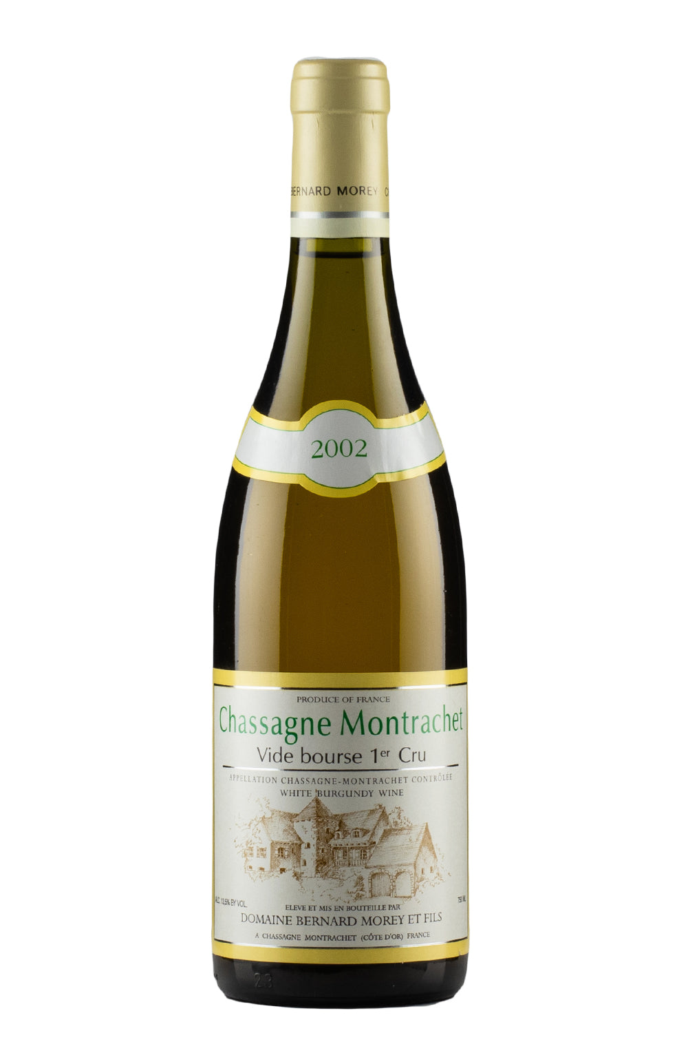 Chassagne Montrachet Vide Bourse Bernard Morey 2002