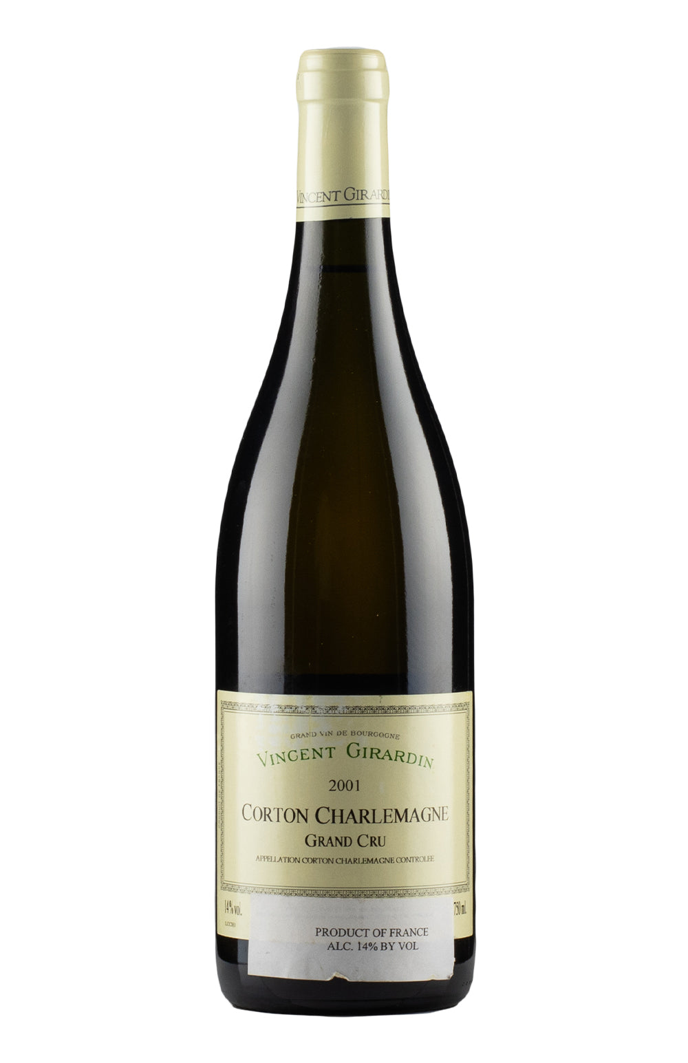 Corton Charlemagne Vincent Girardin 2001