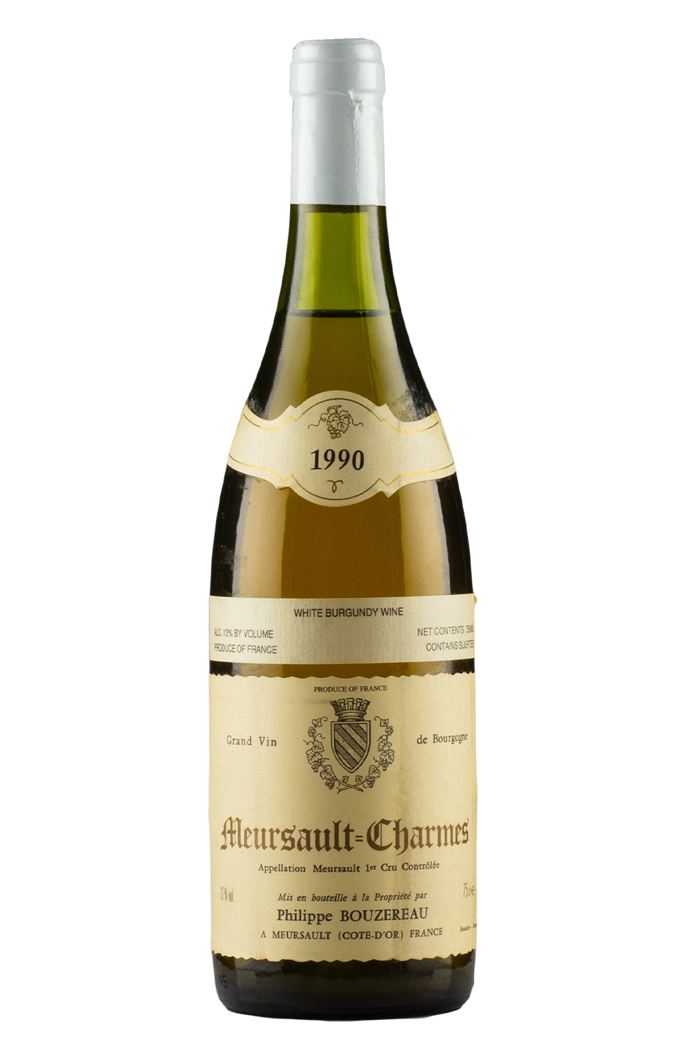 Meursault Charmes Philippe Bouzereau 1990