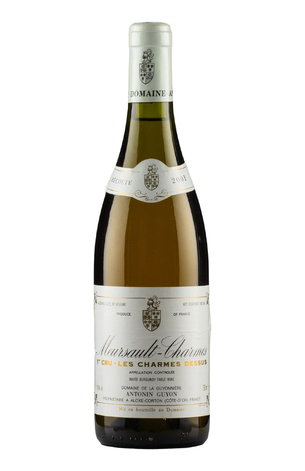 Meursault Les Charmes Dessus Antonin Guyon 2001