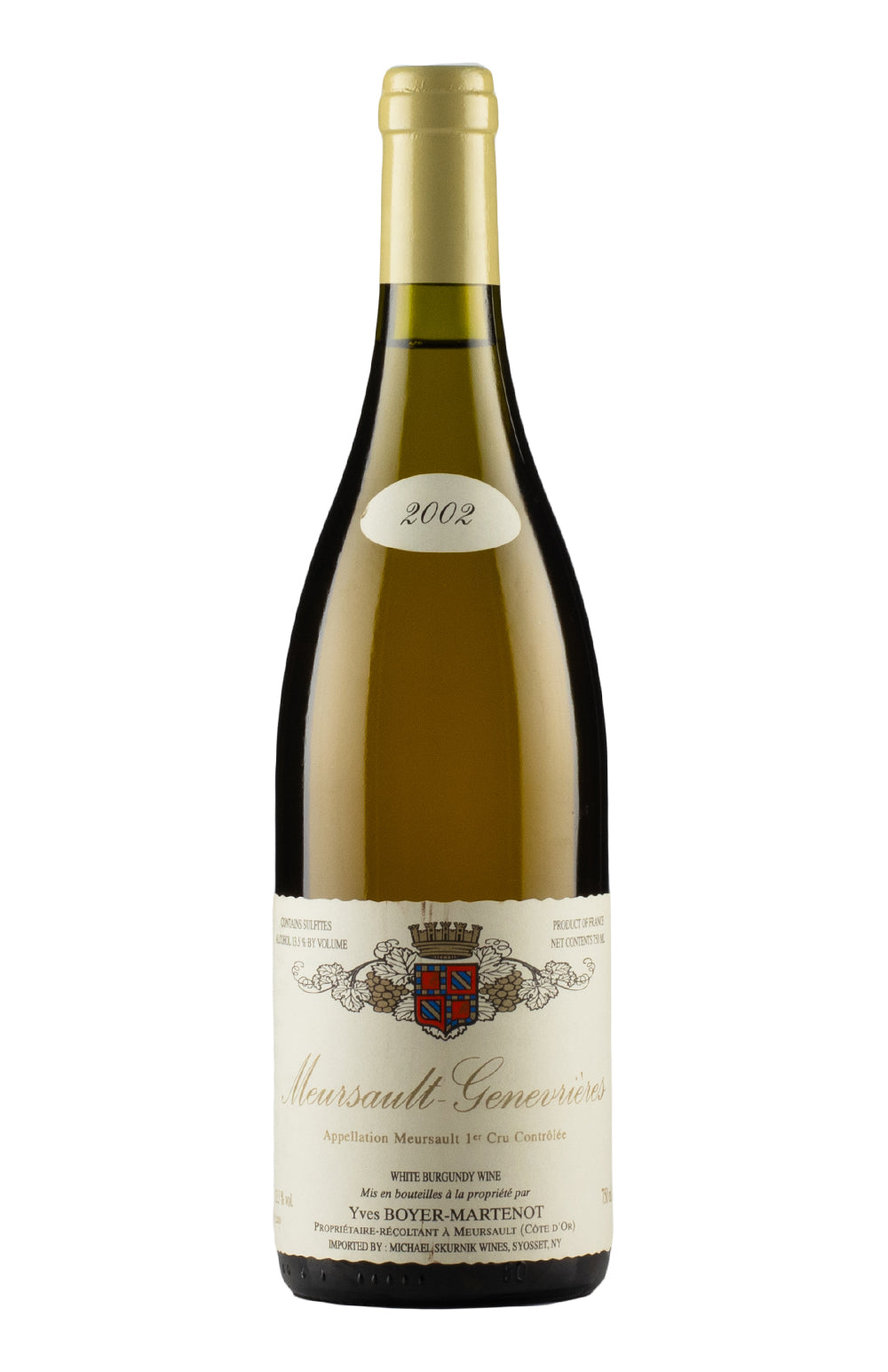 Meursault Genevrieres Yves Boyer Martenot 2002