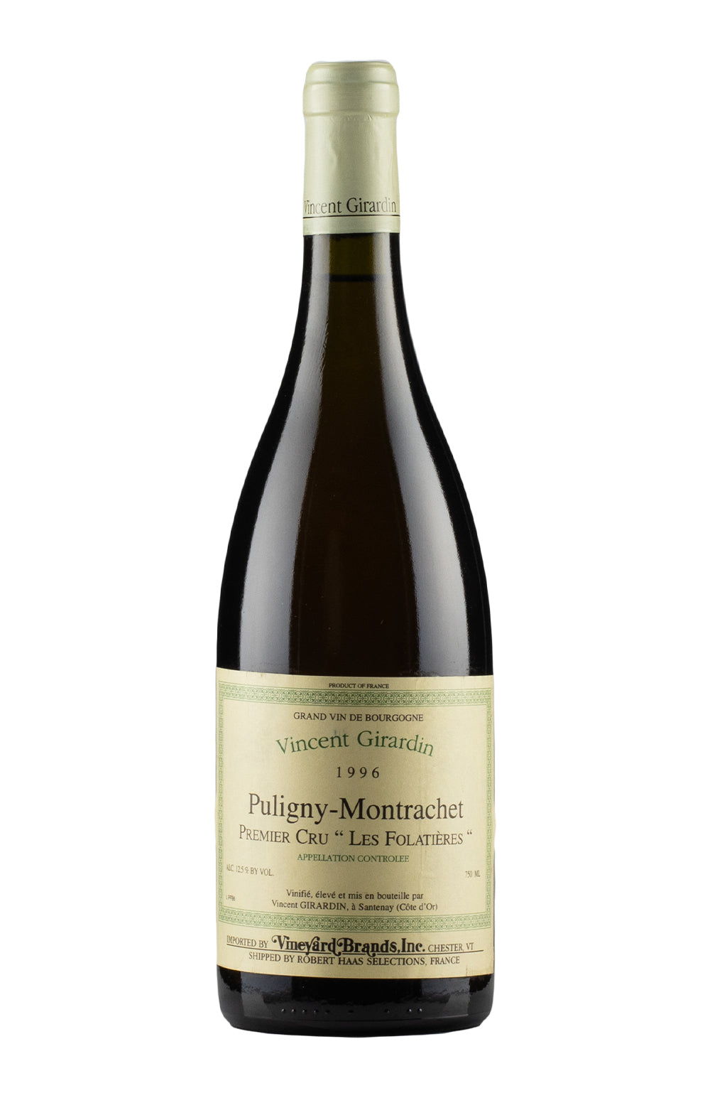 Puligny Montrachet Les Folatieres Vincent Girardin 1996