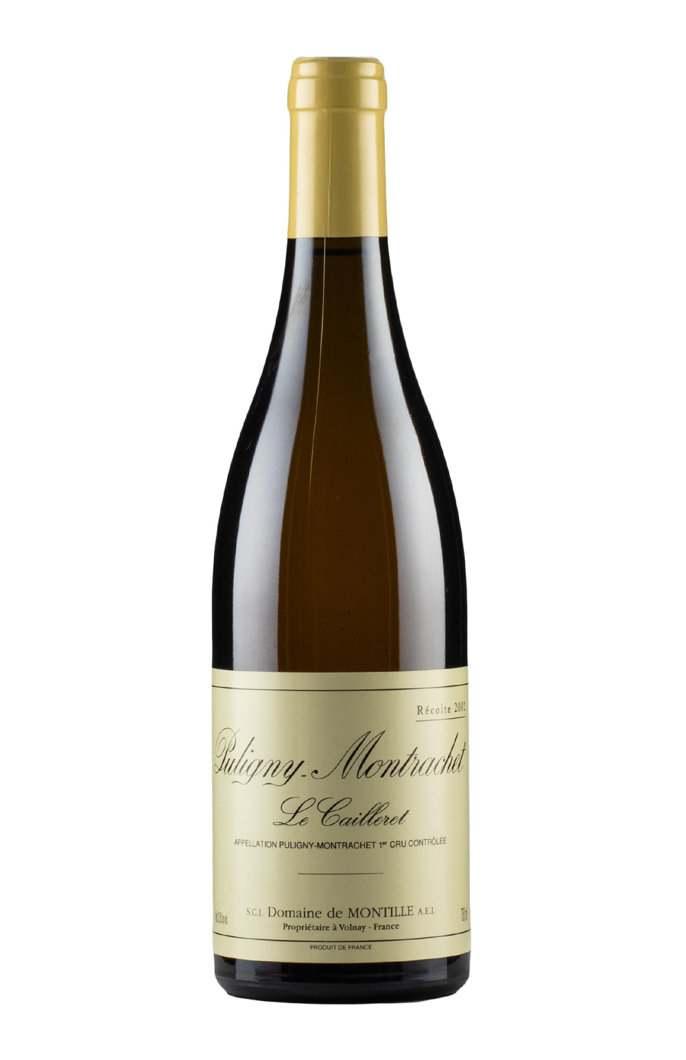 Puligny Montrachet Le Cailleret de Montille 2002
