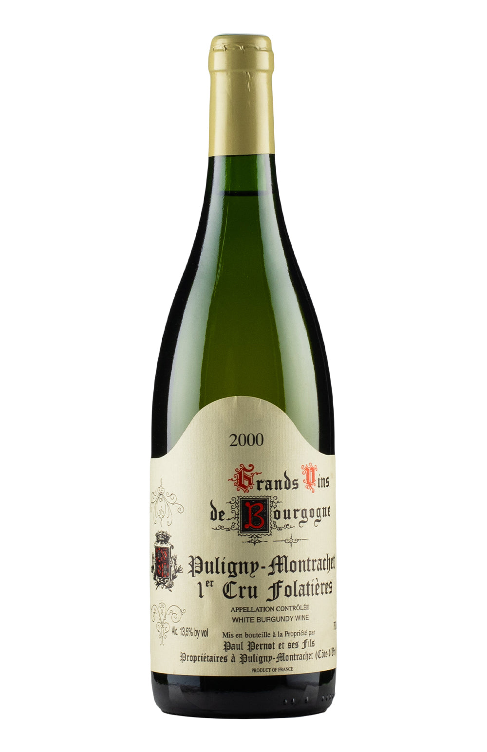 Puligny Montrachet Clos des Folatieres Paul Pernot 2000