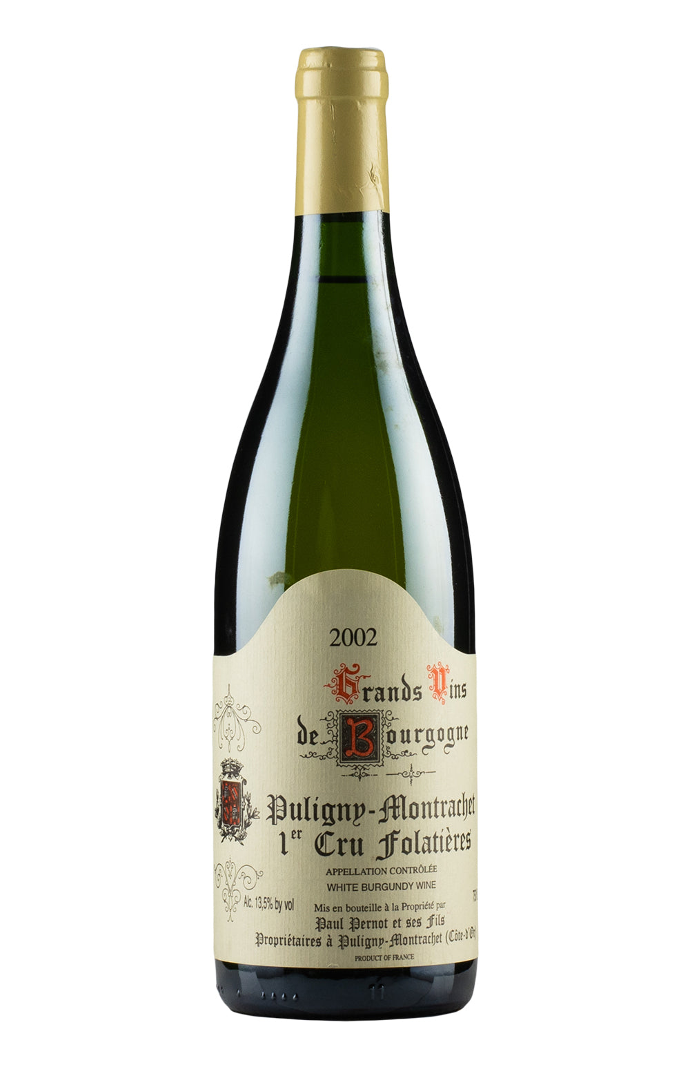 Puligny Montrachet Clos des Folatieres Paul Pernot 2002