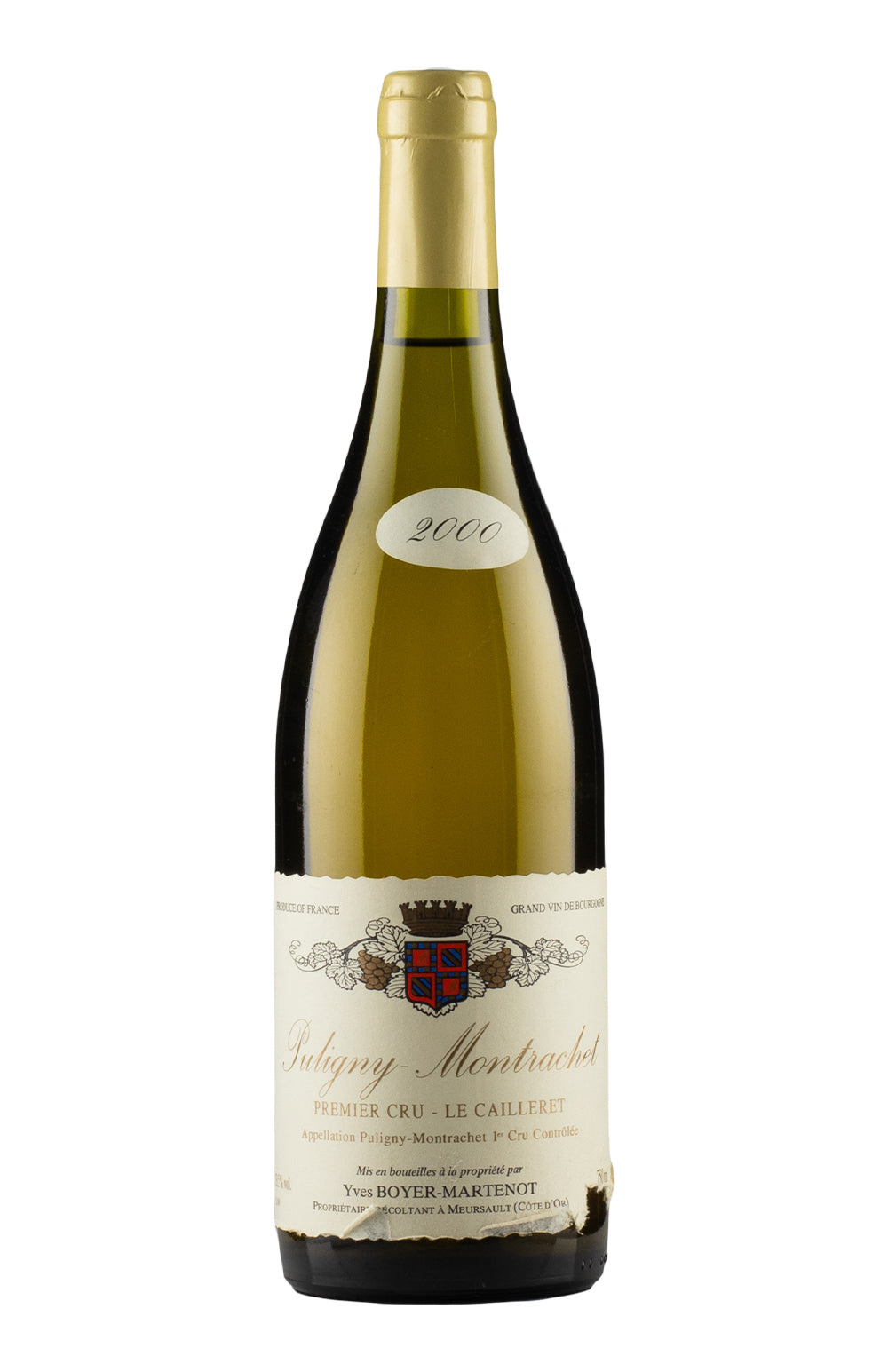 Puligny Montrachet Le Cailleret Yves Boyer Martenot 2000