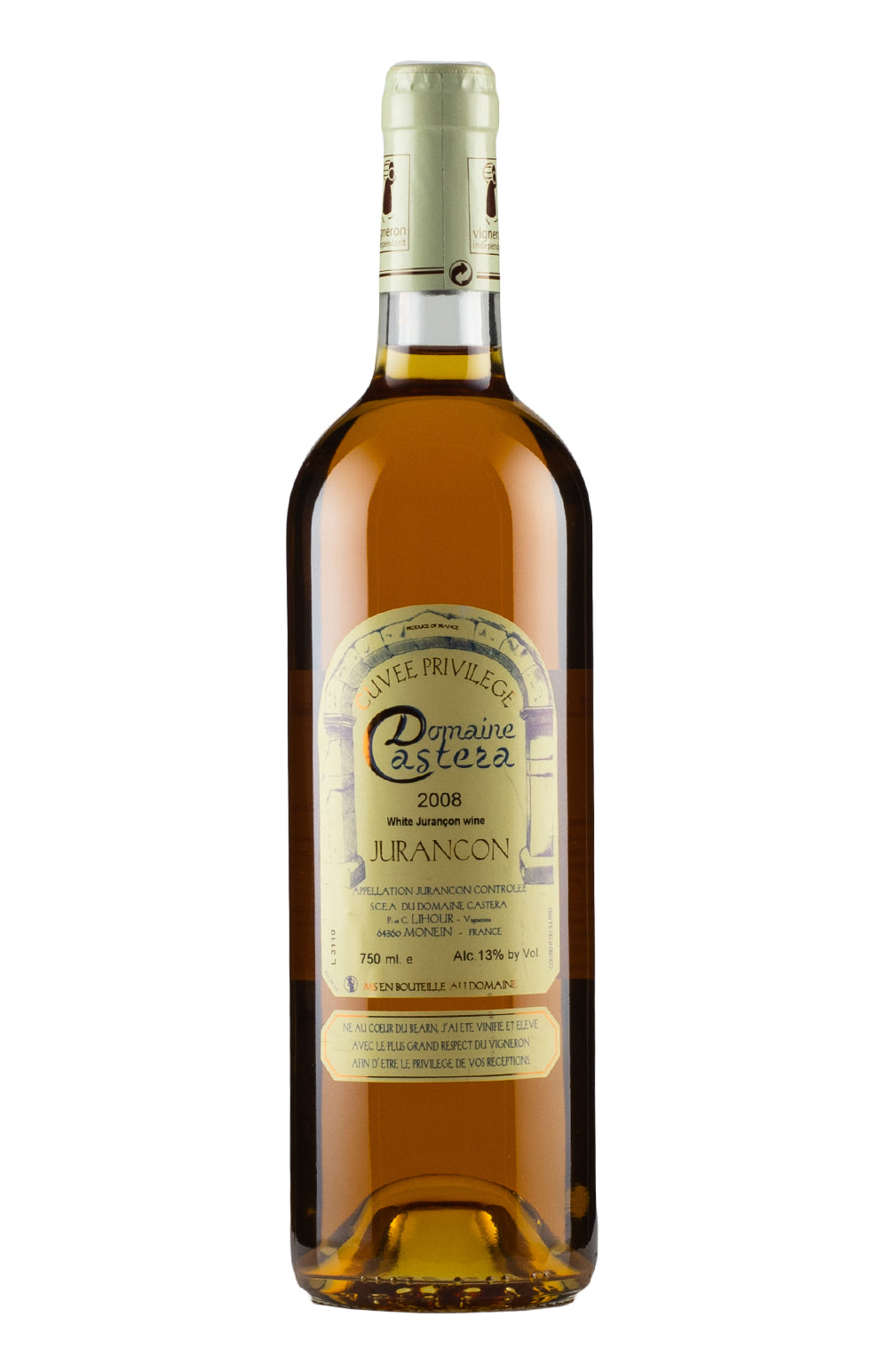 Jurancon Domaine Castera 2008