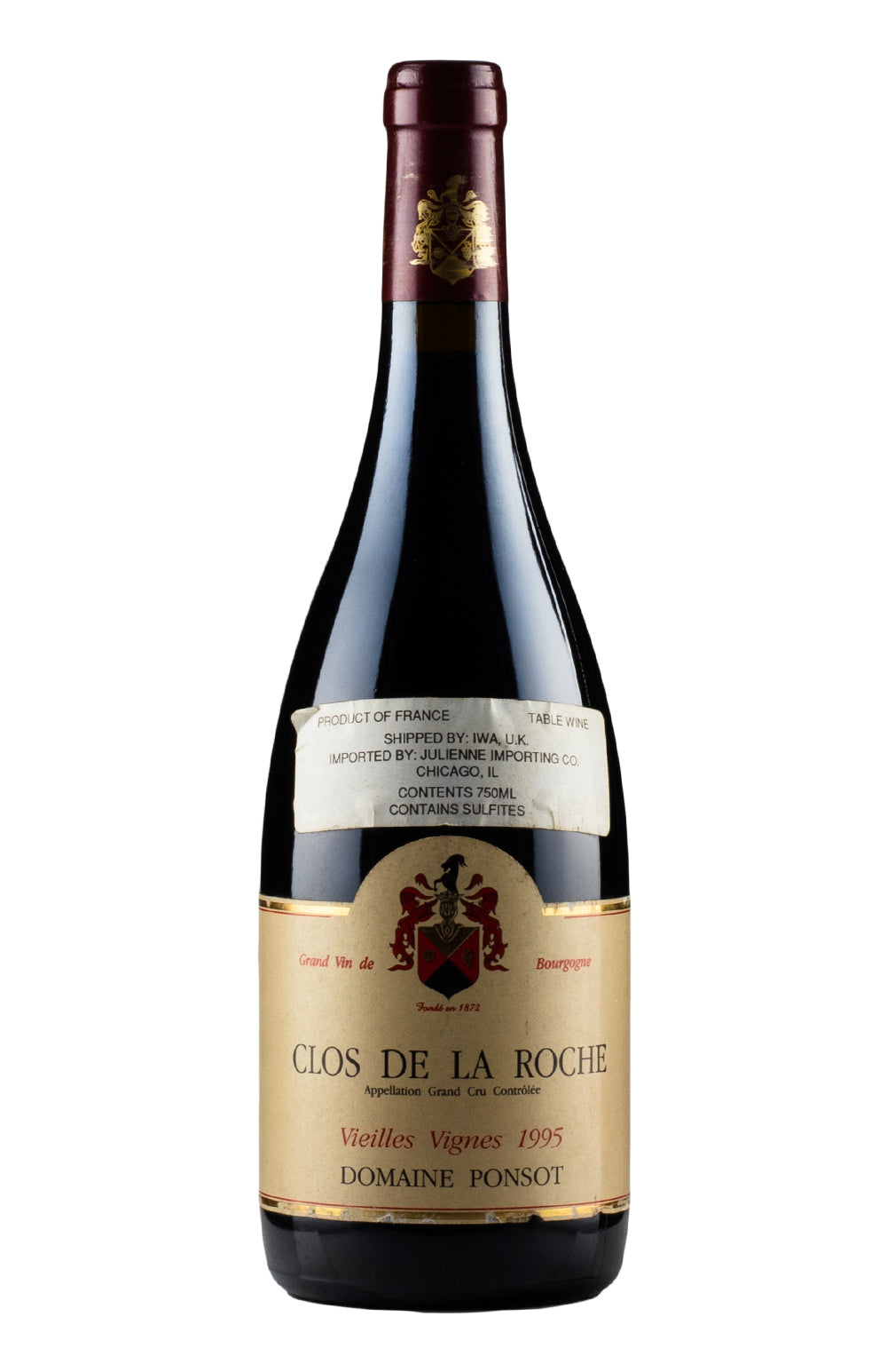 Clos de la Roche Vieilles Vignes Domaine Ponsot 1995