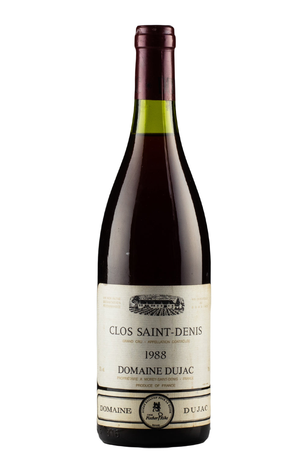 Clos St Denis Domaine Dujac 1988