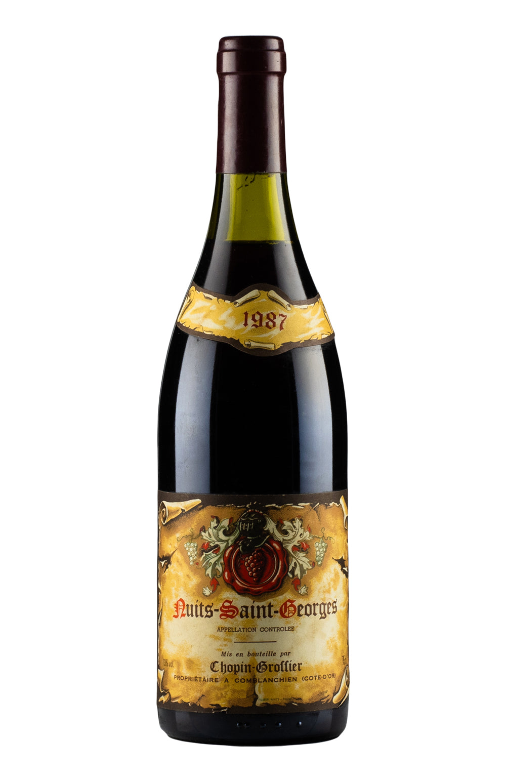 Nuits St Georges Chopin Groffier 1987