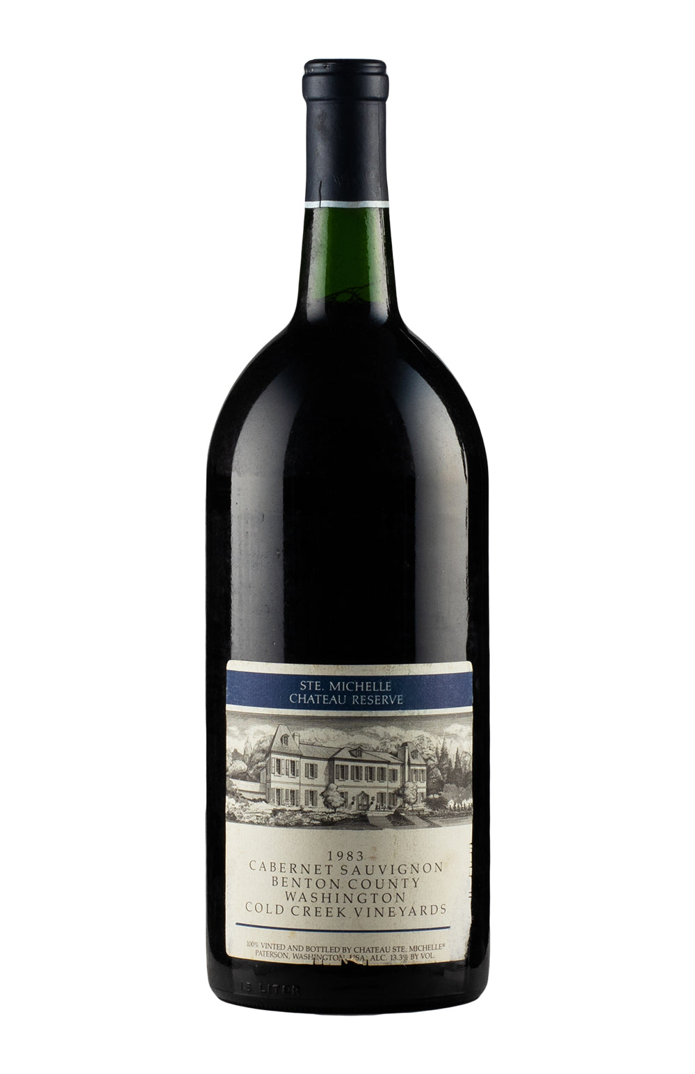 Ste Michelle Reserve Cold Creek Vineyards Cabernet Sauvignon Magnum 1983