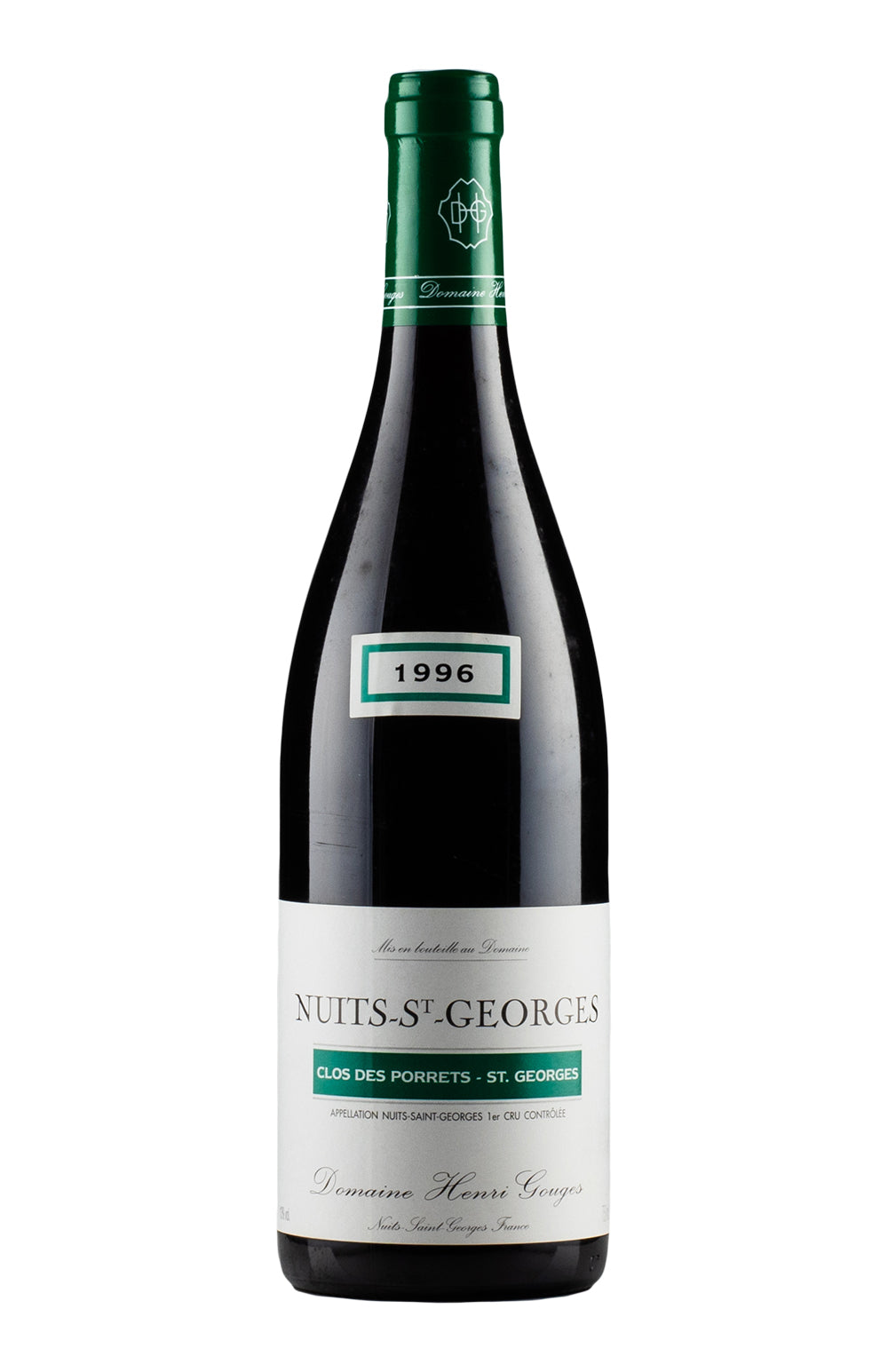 Nuits St Georges Clos des Porrets St Georges Henri Gouges 1996