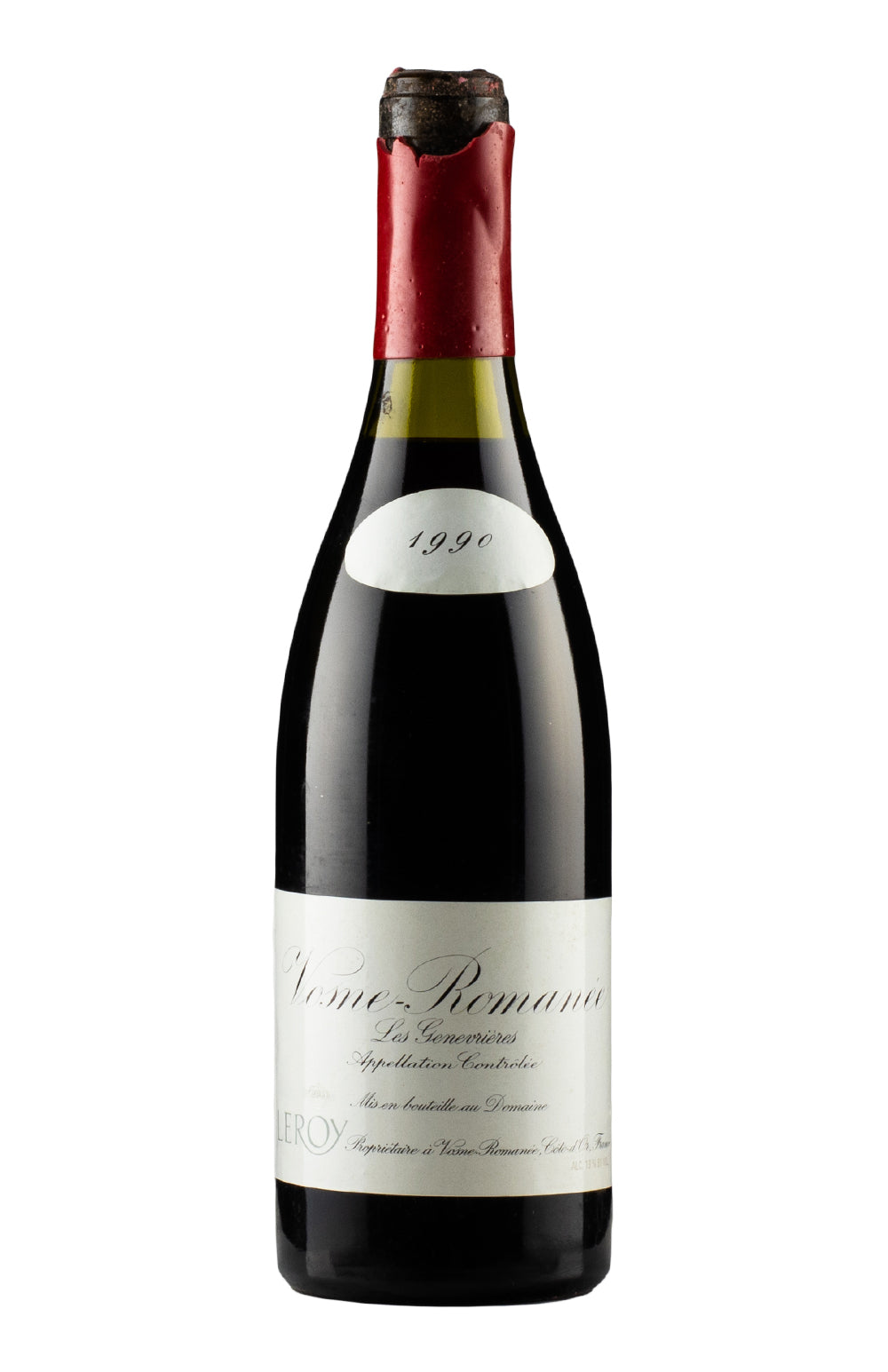 Vosne Romanee Les Genevrieres Domaine Leroy (Damaged Capsule) 1990
