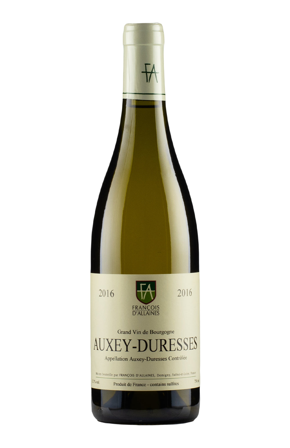 Auxey Duresses Francois d`Allaines 2016